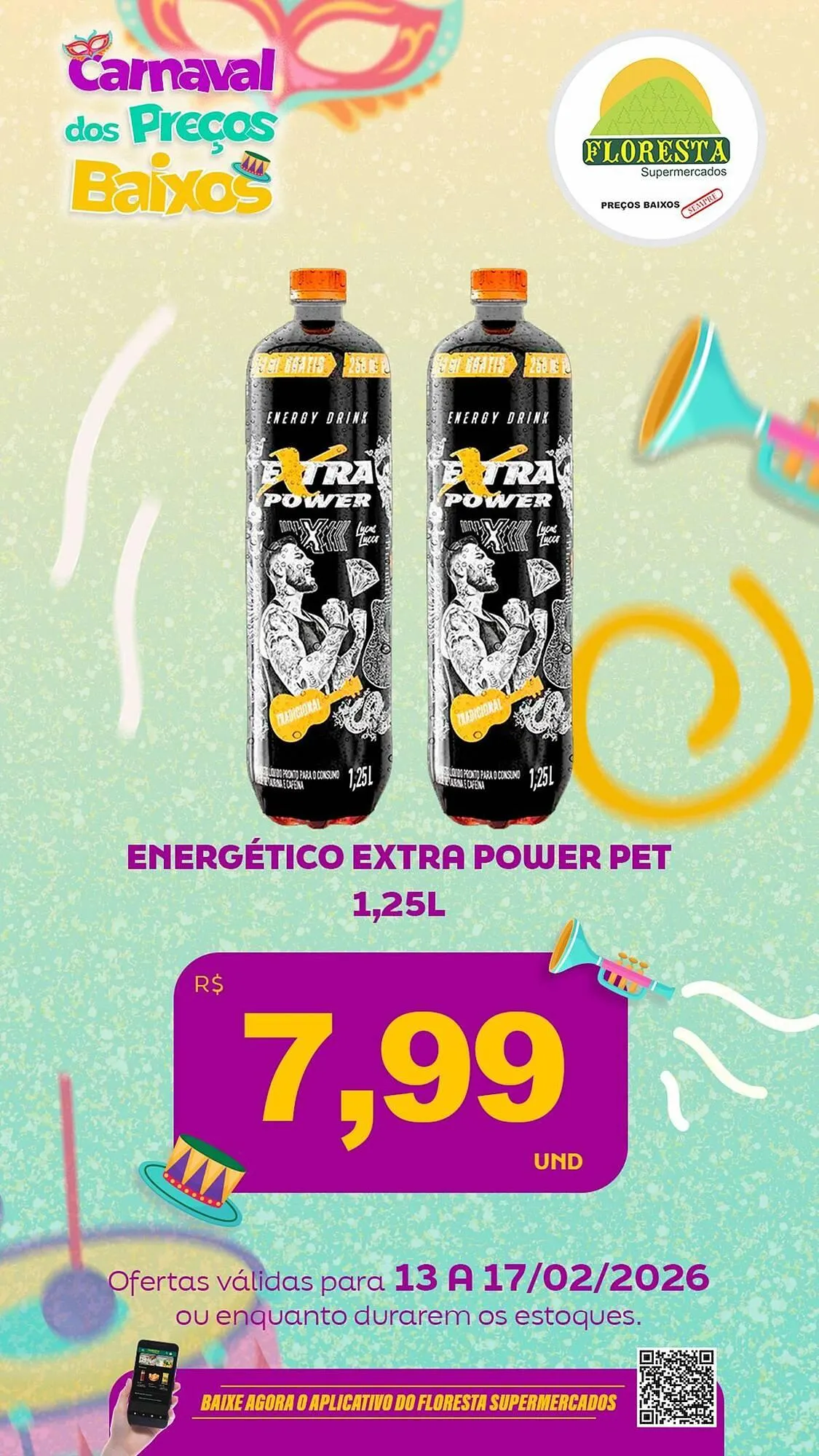 Encarte de Catálogo Floresta Supermercados 13 de fevereiro até 17 de fevereiro 2026 - Pagina 42