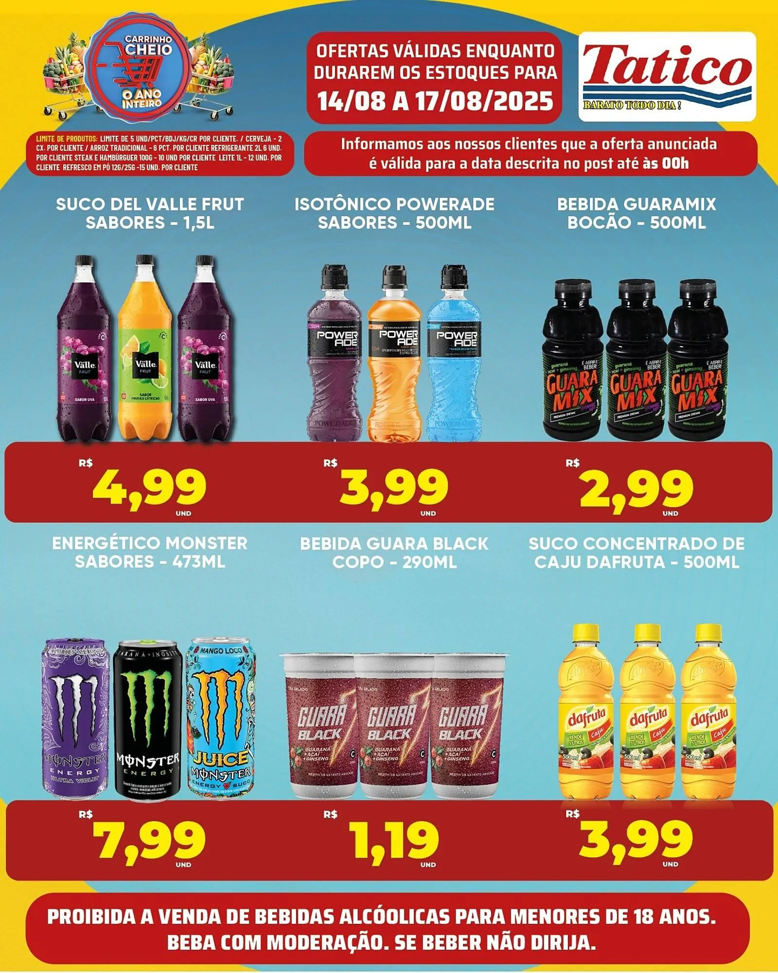Encarte de Catálogo Tatico 14 de agosto até 17 de agosto 2025 - Pagina 3