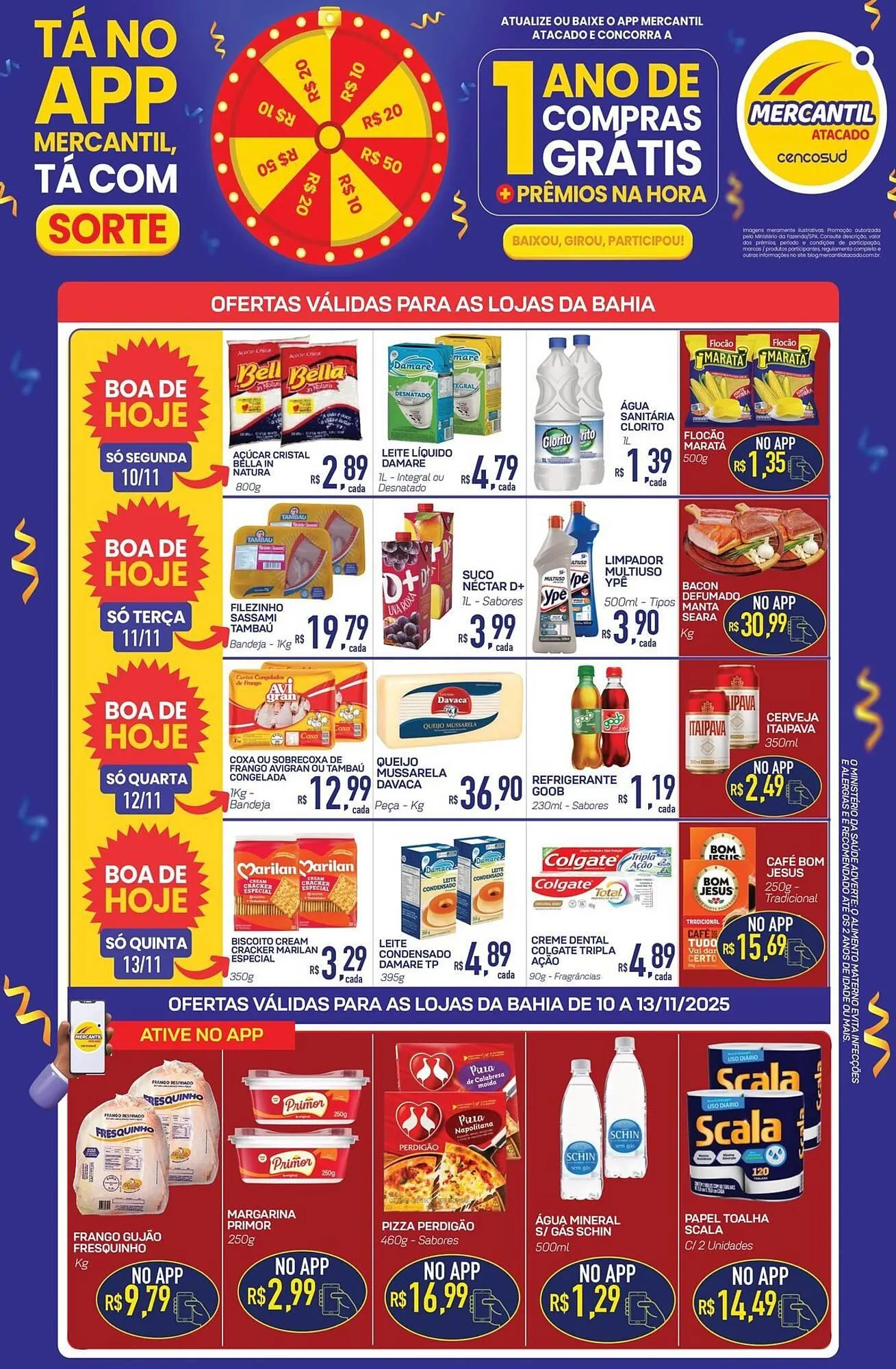 Encarte de Folheto Mercantil Rodrigues 10 de novembro até 13 de novembro 2025 - Pagina 1