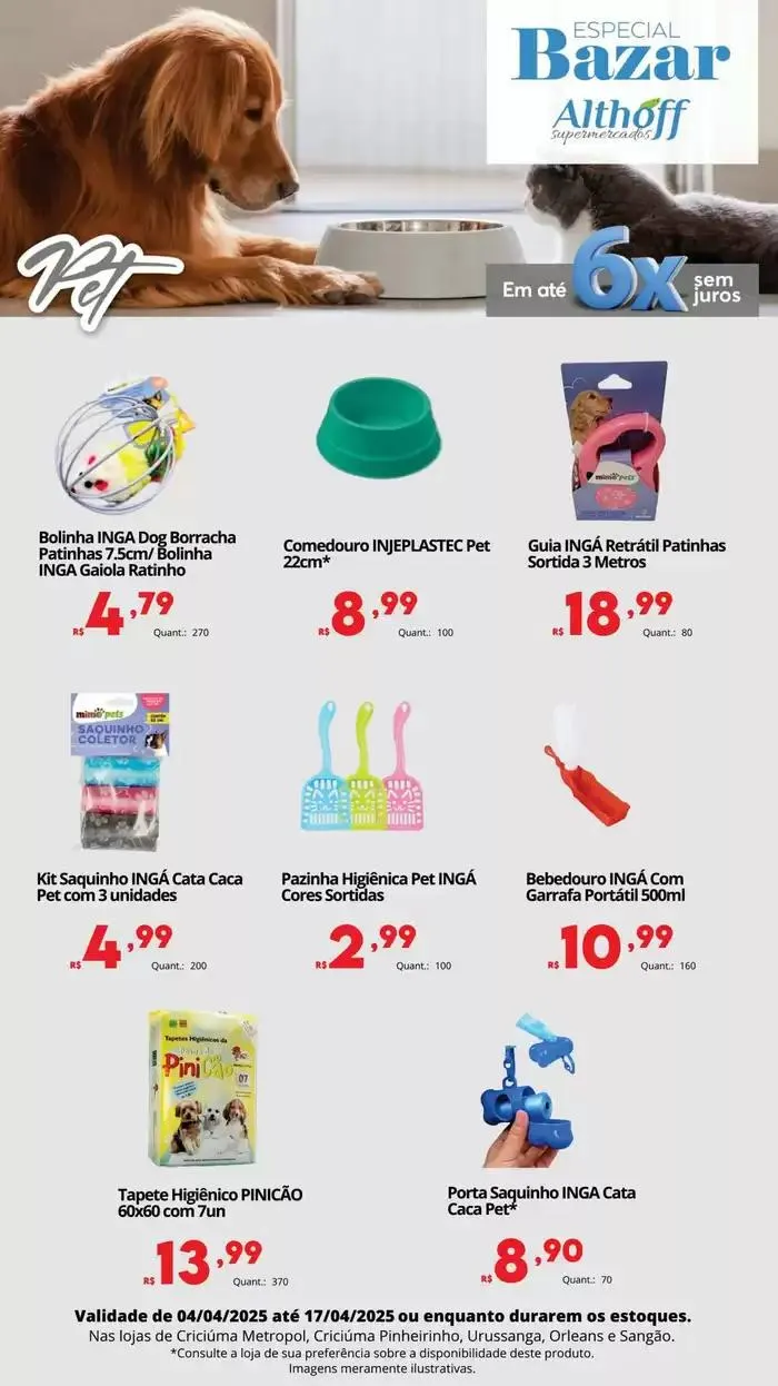 Encarte de Encarte Bazar 04/04 a 17/04 - IN. 7 de abril até 17 de abril 2025 - Pagina 7