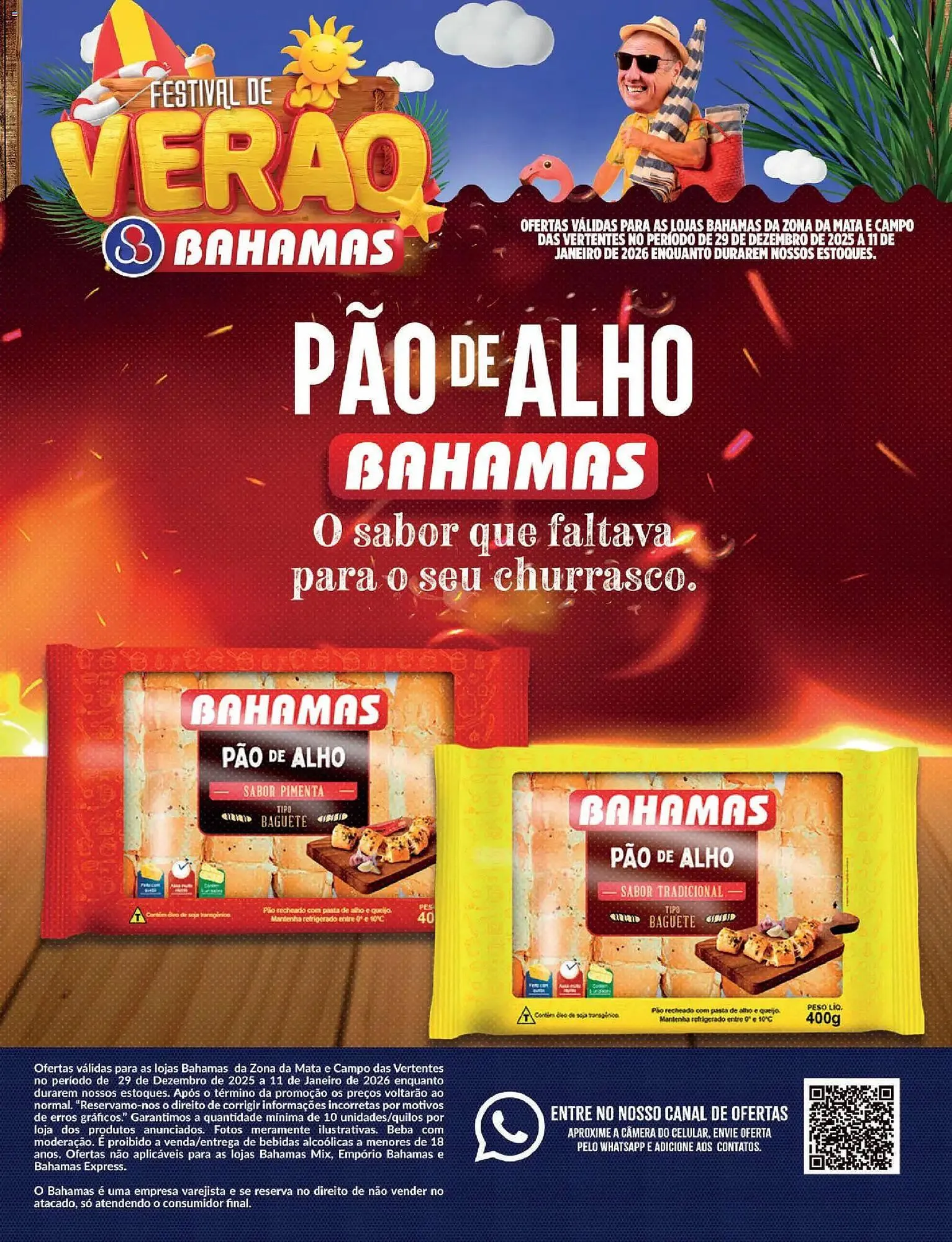Encarte de Catálogo Bahamas Supermercados 29 de dezembro até 11 de janeiro 2026 - Pagina 1
