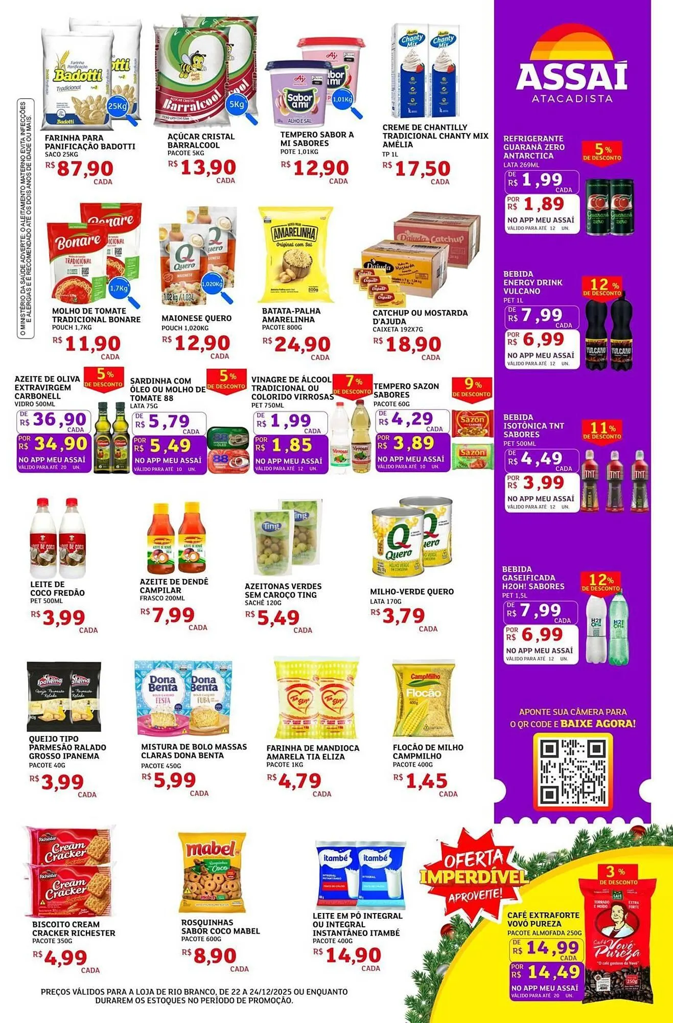Encarte de Encarte Assaí Atacadista 22 de dezembro até 24 de dezembro 2025 - Pagina 3