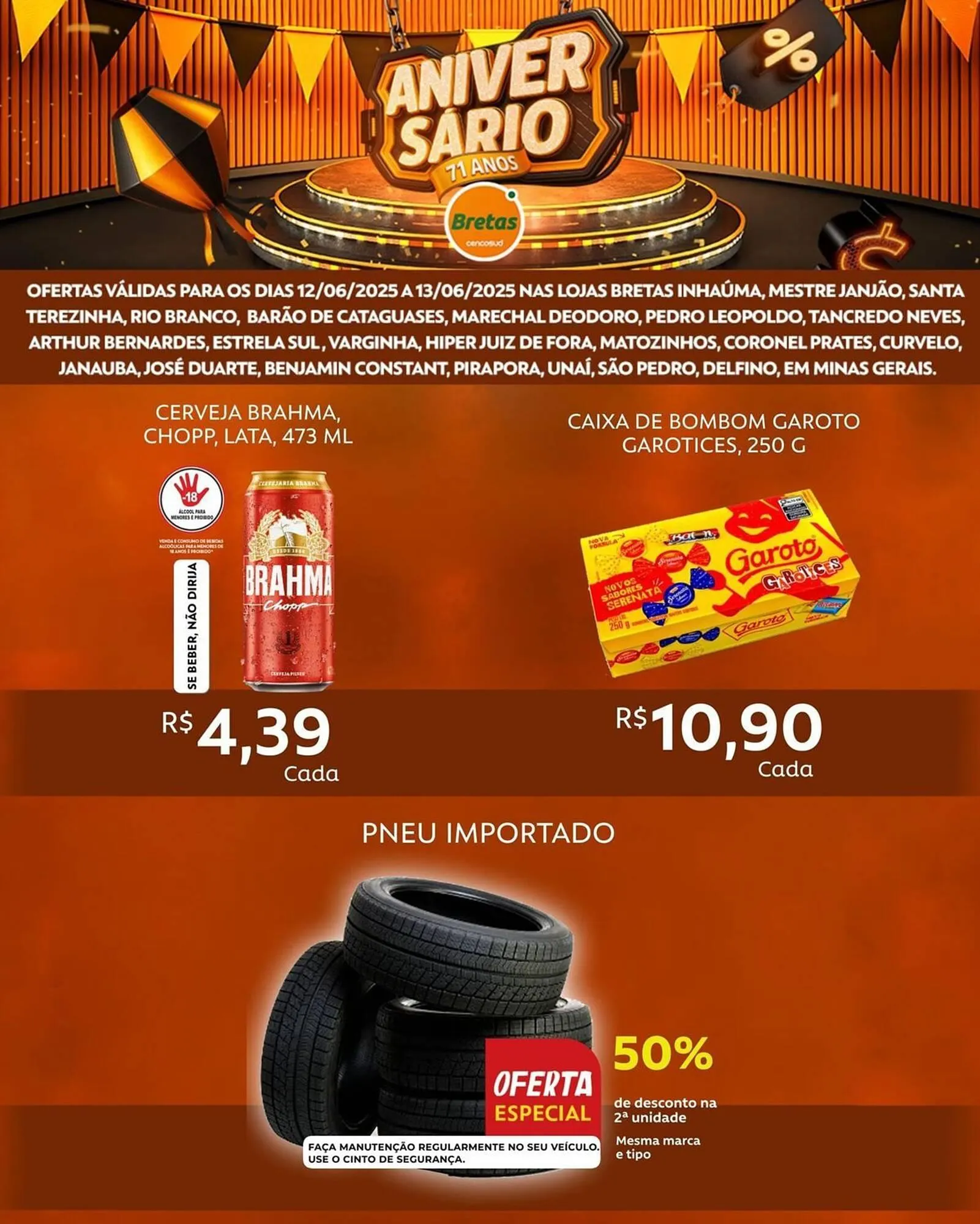 Encarte de Catálogo Supermercados Bretas 12 de junho até 15 de junho 2025 - Pagina 7