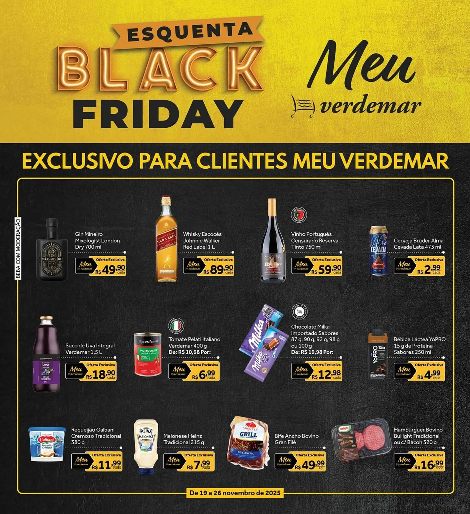 Encarte de Catálogo Verdemar Supermercado 19 de novembro até 28 de novembro 2025 - Pagina 1