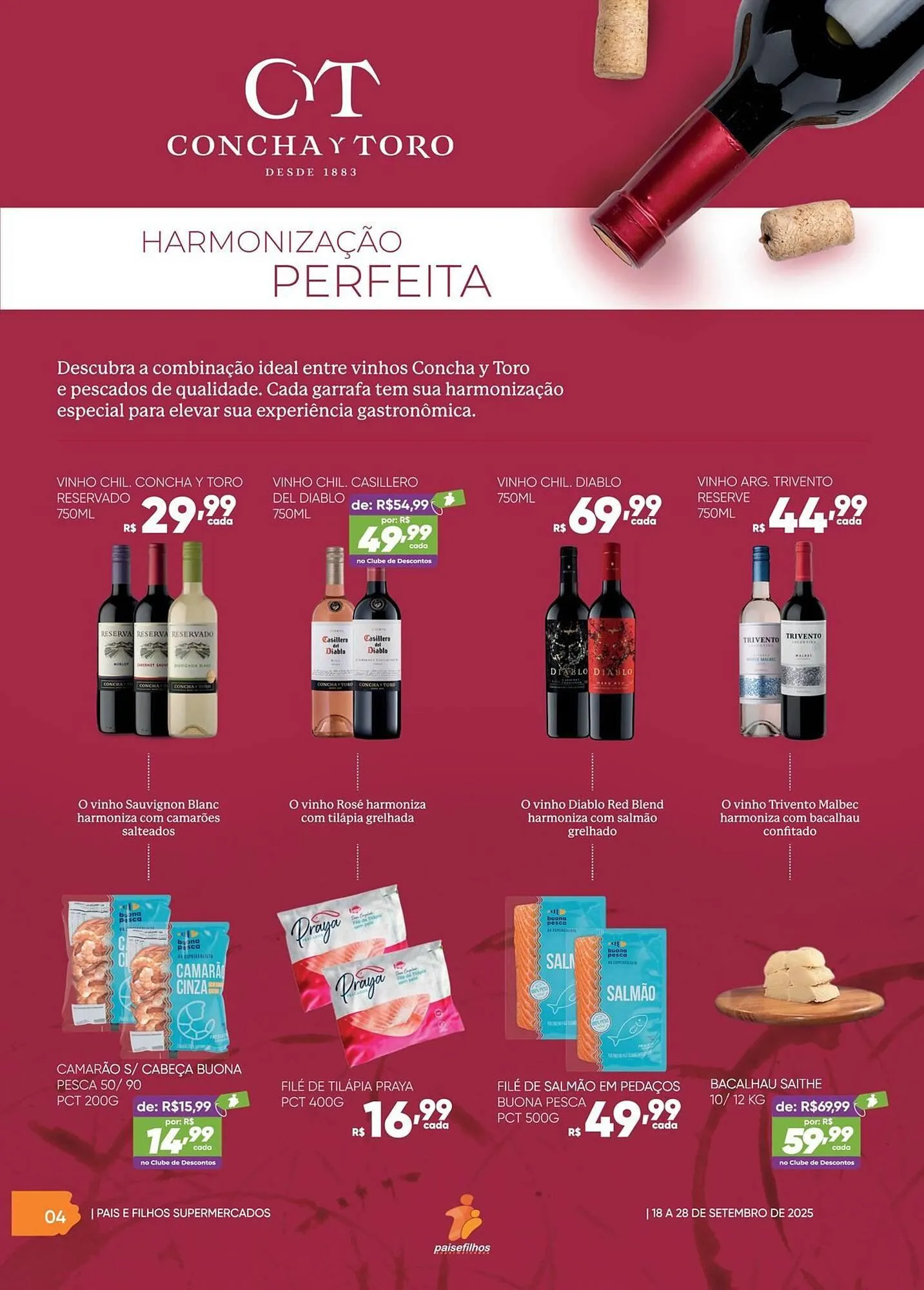 Encarte de Catálogo Pais e Filhos Supermercados 19 de setembro até 28 de setembro 2025 - Pagina 4