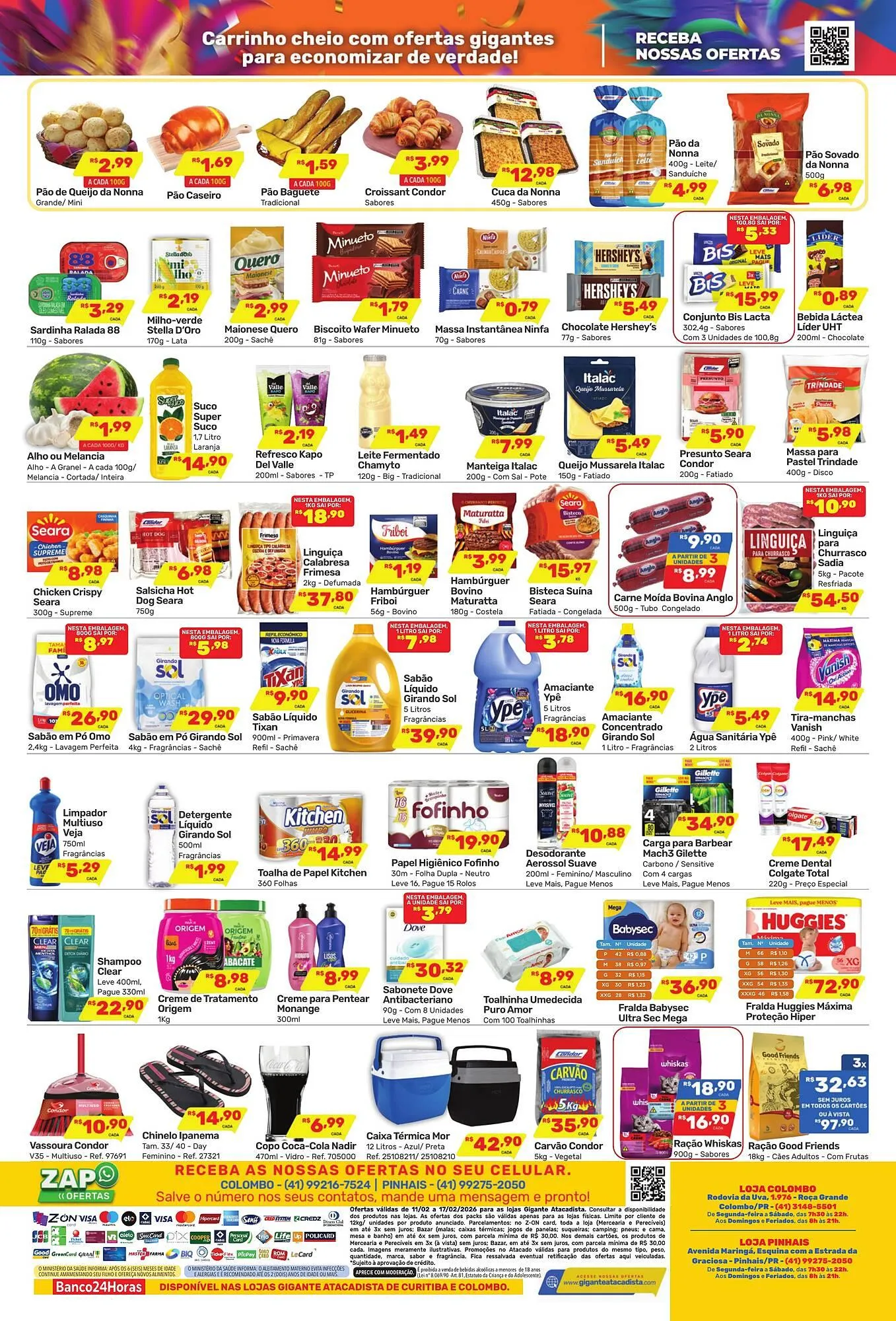 Encarte de Encarte Gigante Atacadista 11 de fevereiro até 17 de fevereiro 2026 - Pagina 2