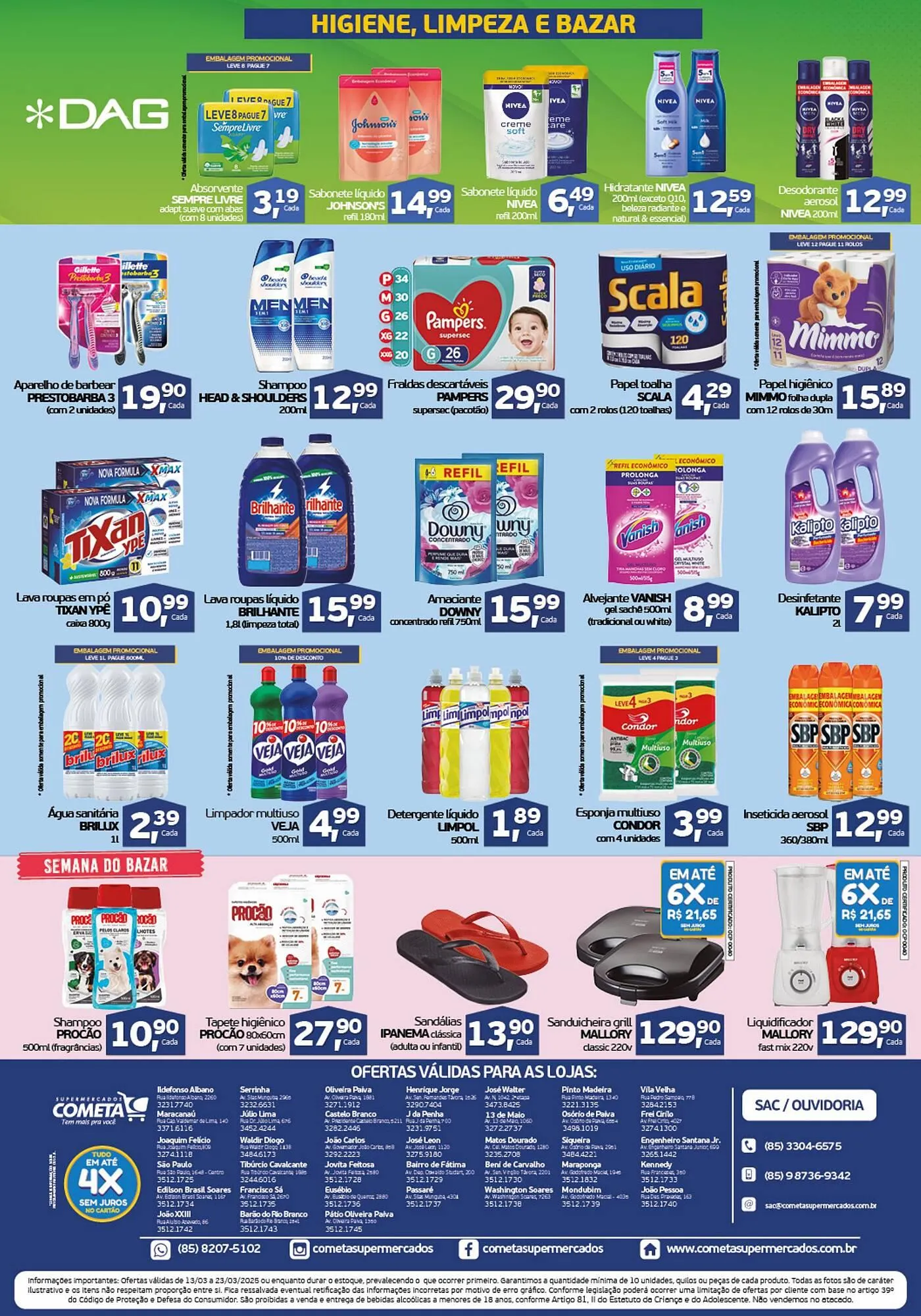 Encarte de Catálogo Cometa Supermercados 13 de março até 23 de março 2025 - Pagina 4