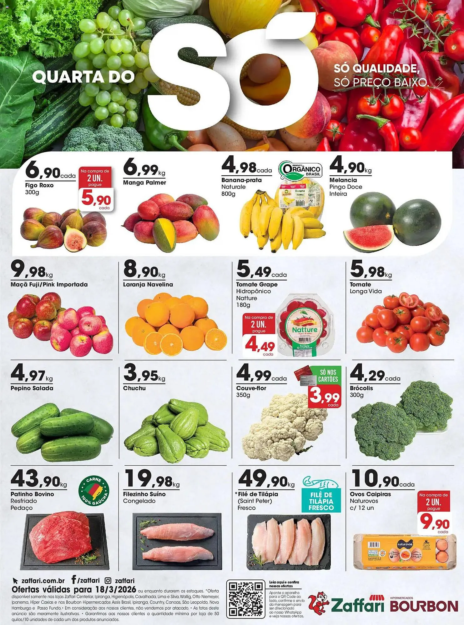 Encarte de Encarte Zaffari 18 de março até 18 de março 2026 - Pagina 1