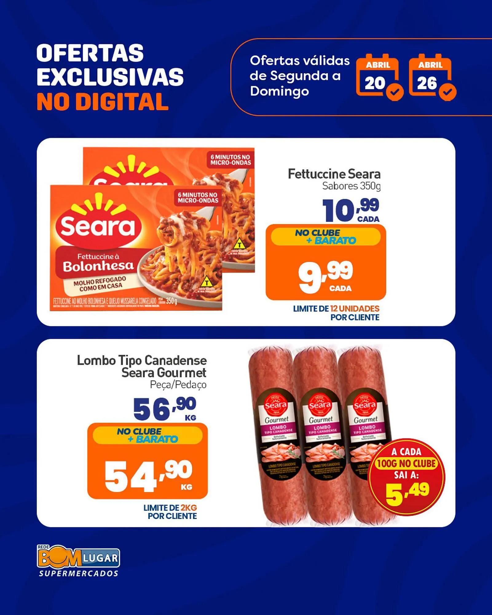 Encarte de Folheto Rede Bom Lugar 20 de abril até 26 de abril 2026 - Pagina 4