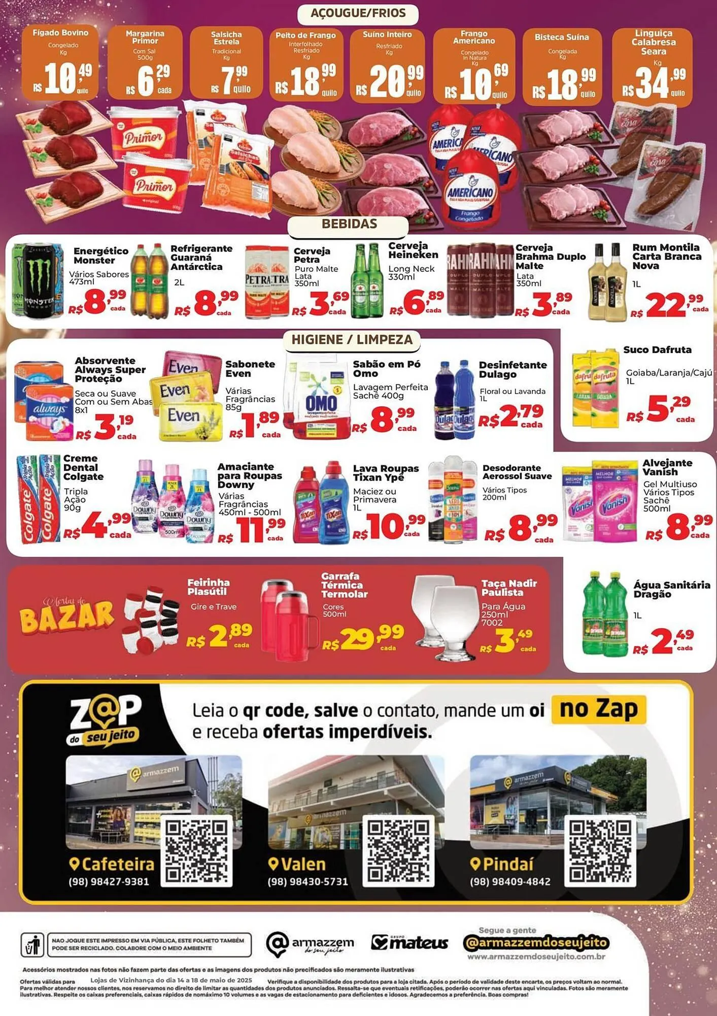 Encarte de Catálogo Supermercados Mateus 14 de maio até 18 de maio 2025 - Pagina 2