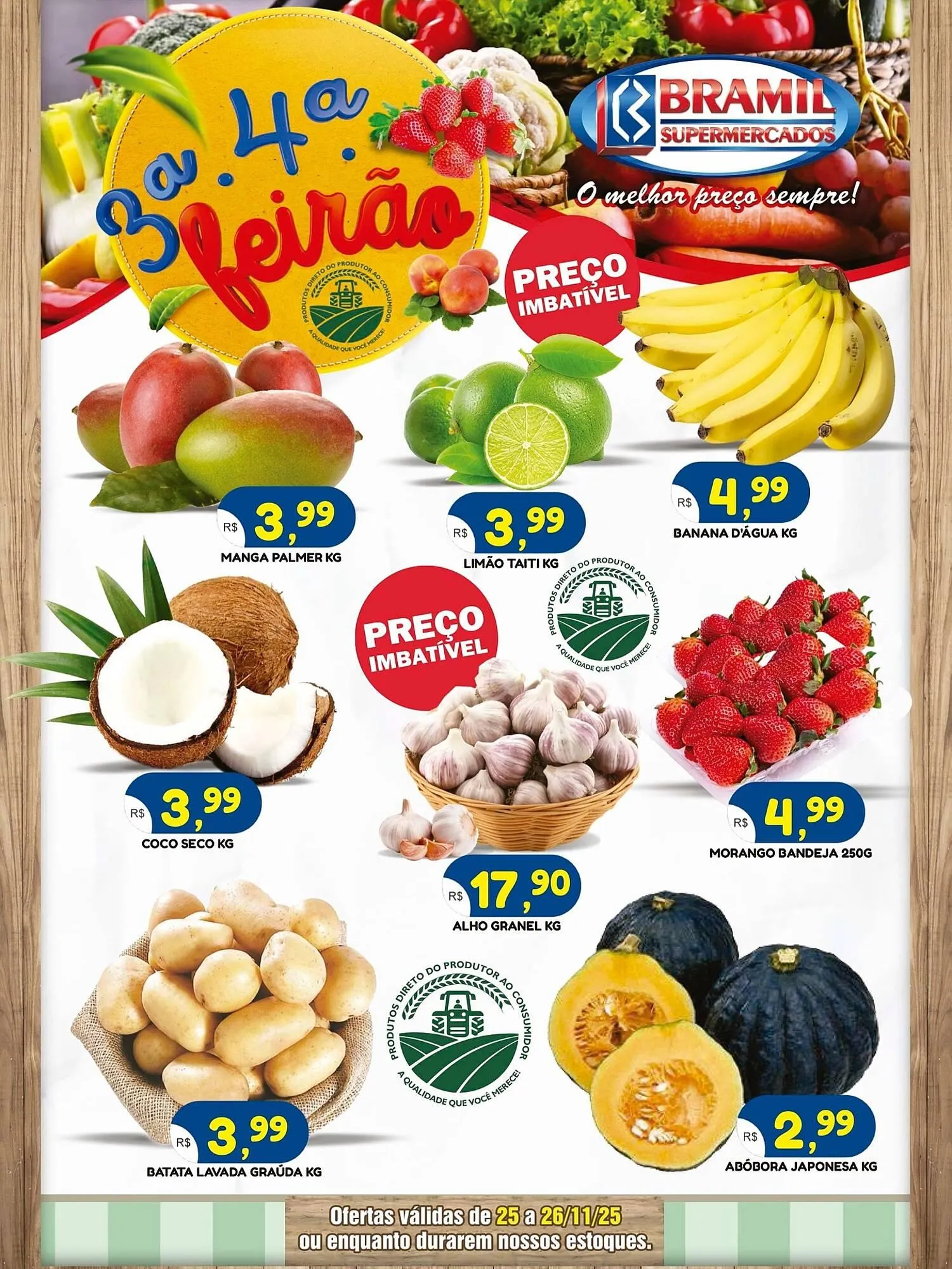 Encarte de Encarte Bramil Supermercados 25 de novembro até 26 de novembro 2025 - Pagina 1