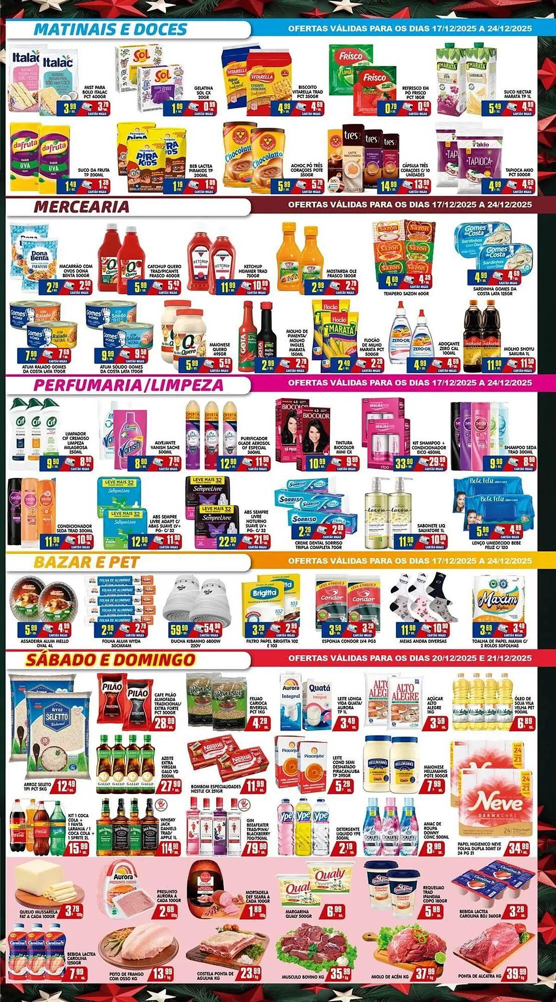 Encarte de Folheto Higa's Supermercado 17 de dezembro até 24 de dezembro 2025 - Pagina 3