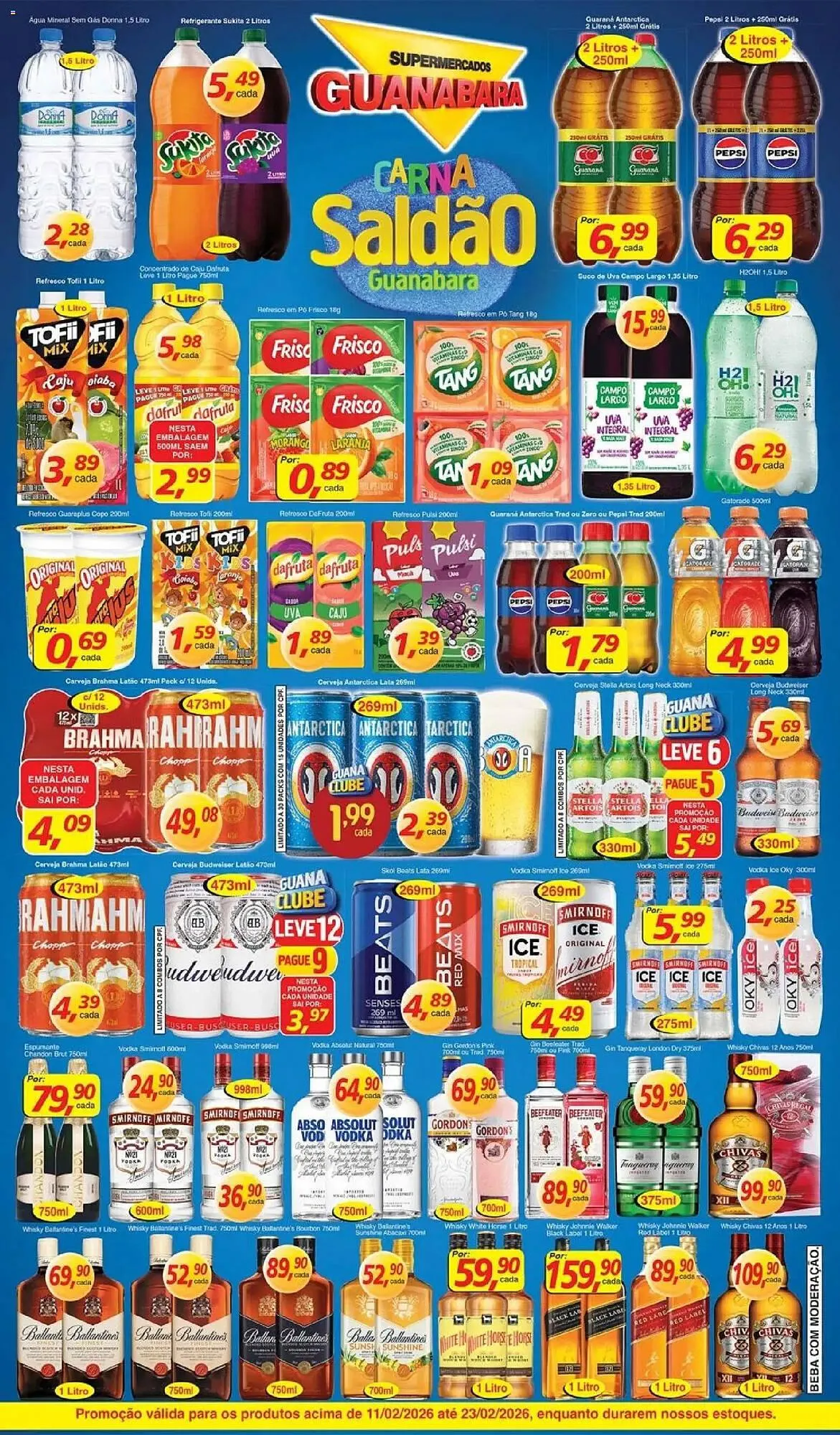 Encarte de Encarte Supermercados Guanabara 11 de fevereiro até 23 de fevereiro 2026 - Pagina 4