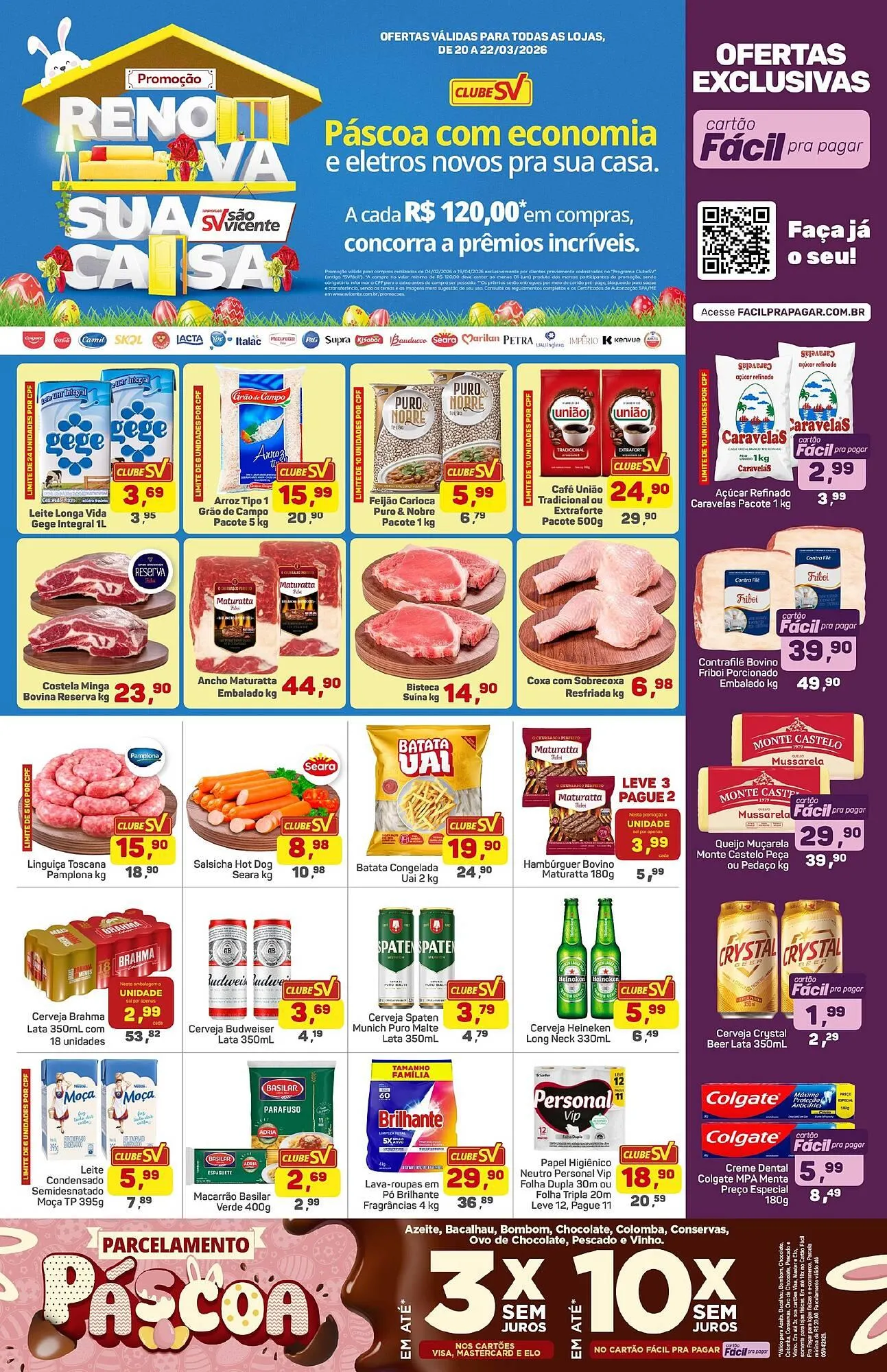 Encarte de Catálogo Supermercados São Vicente 20 de março até 22 de março 2026 - Pagina 1