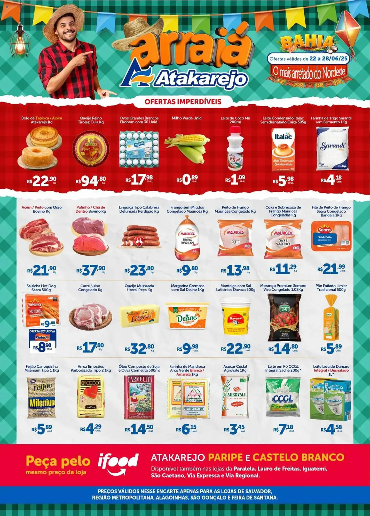 Encarte de Catálogo Atakarejo 22 de junho até 29 de junho 2025 - Pagina 1