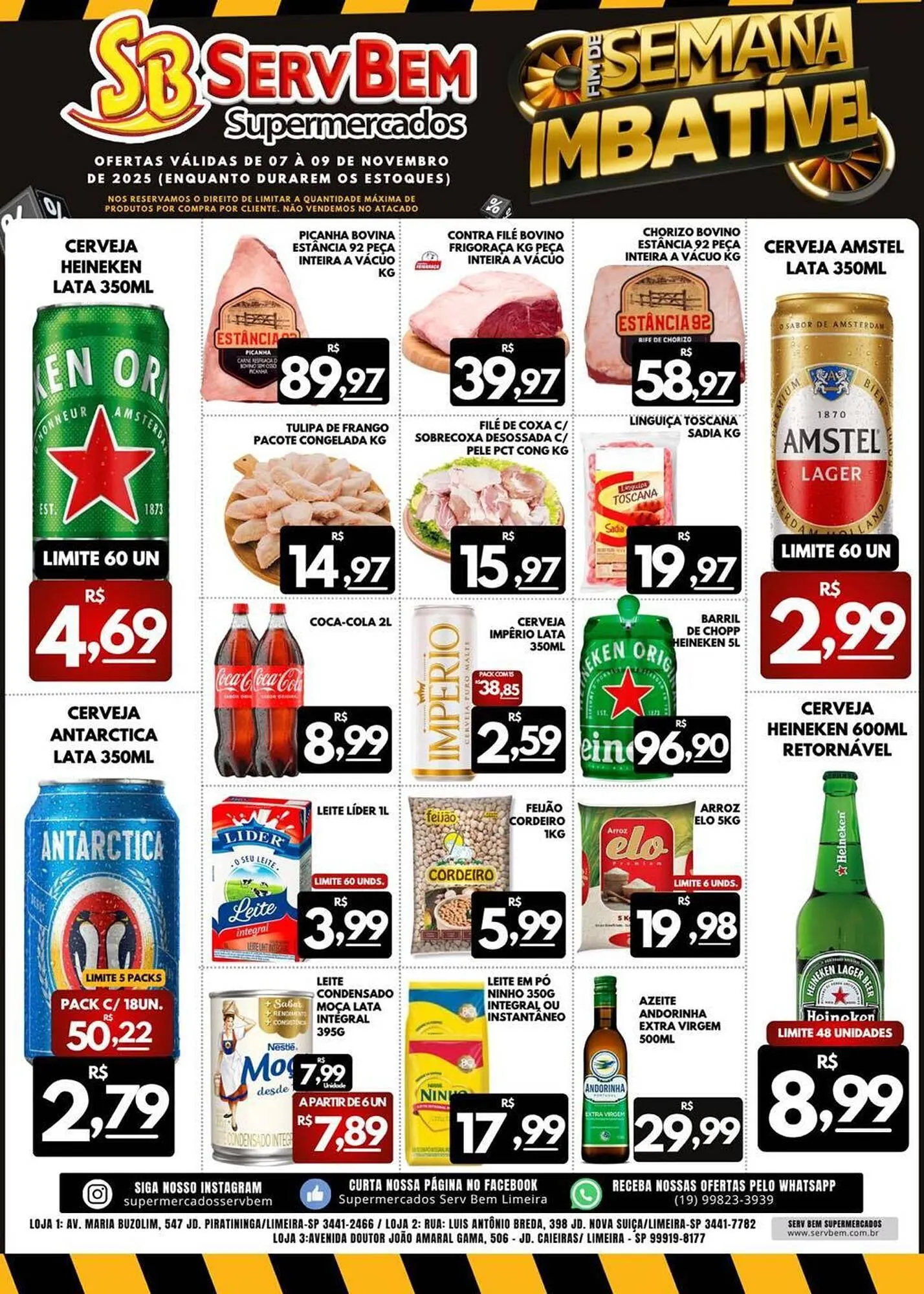 Encarte de Catálogo ServBem 7 de novembro até 9 de novembro 2025 - Pagina 1