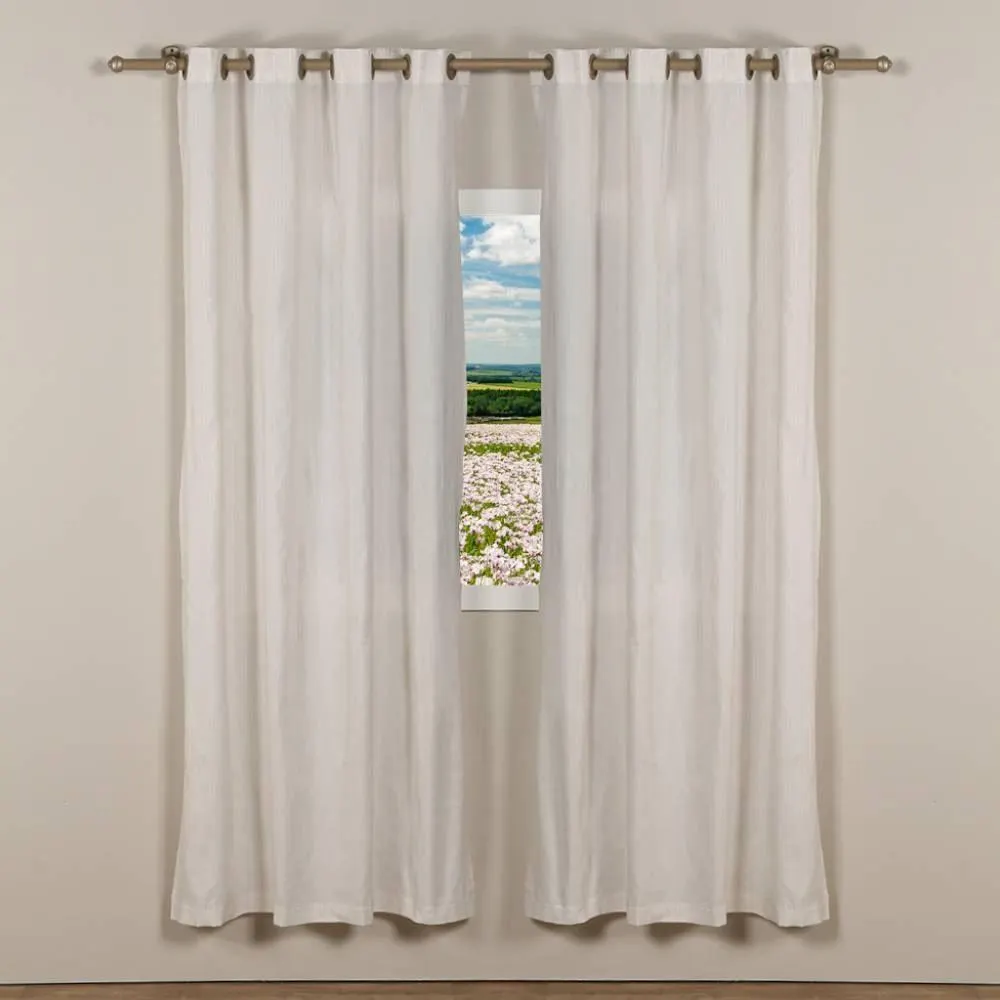 Cortina Para Quarto E Sala 2,60X2,30 M Rústica Madri Havan Casa - Cru