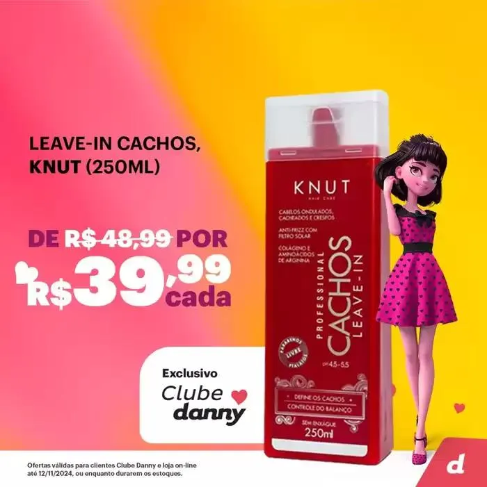 Encarte de Danny Cosméticos Encarte 1 de novembro até 12 de novembro 2024 - Pagina 4