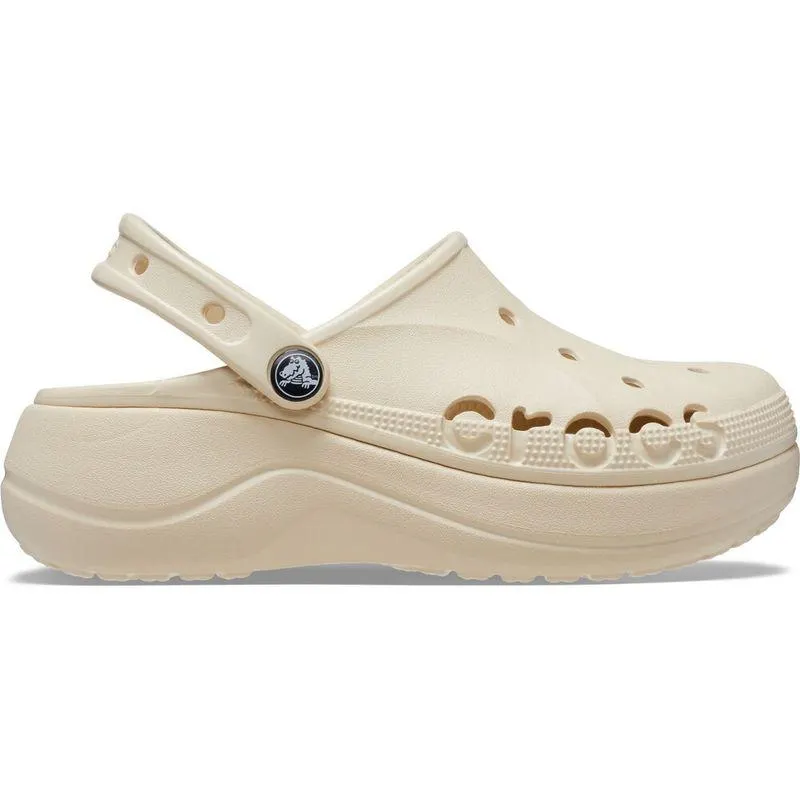 Sandália Crocs Baya Platform Clog WINTER WHITE