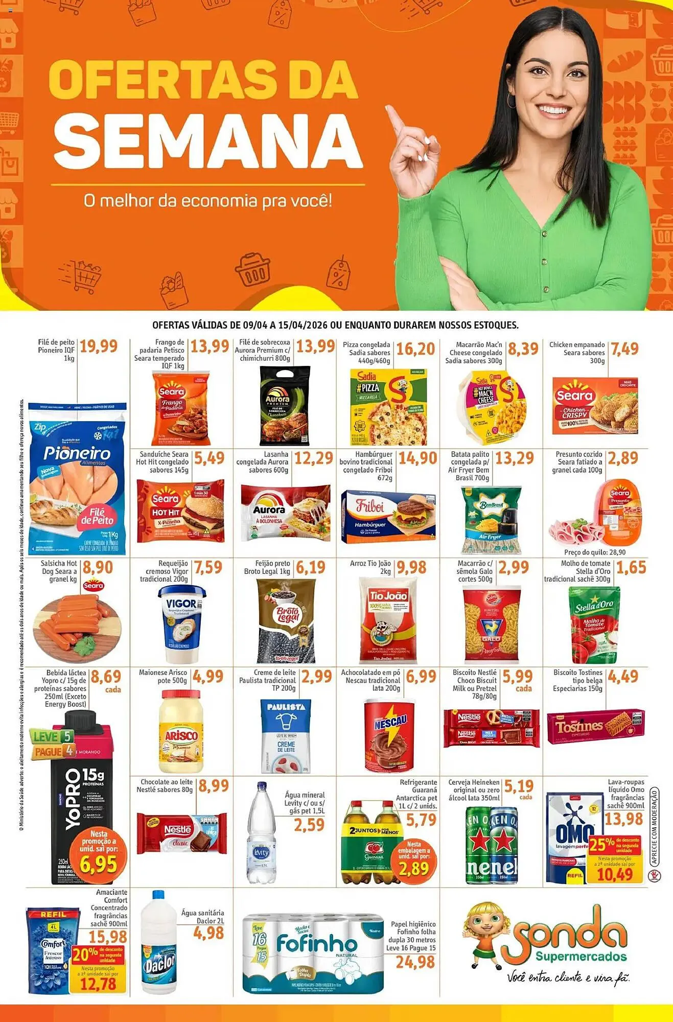 Encarte de Folheto Sonda 9 de abril até 15 de abril 2026 - Pagina 1