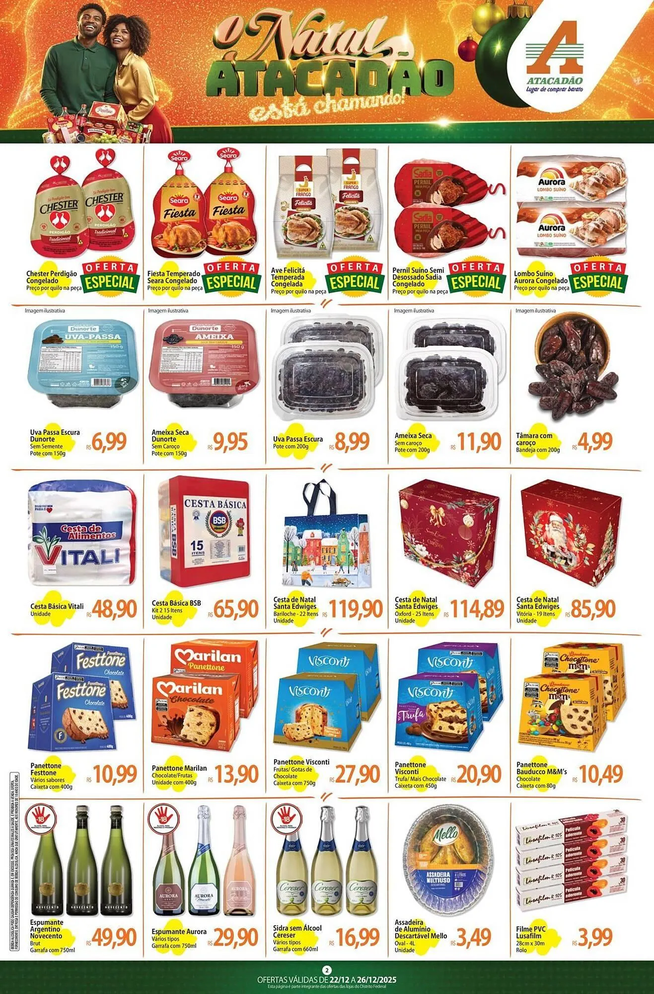 Encarte de Folheto Atacadão 23 de dezembro até 26 de dezembro 2025 - Pagina 2