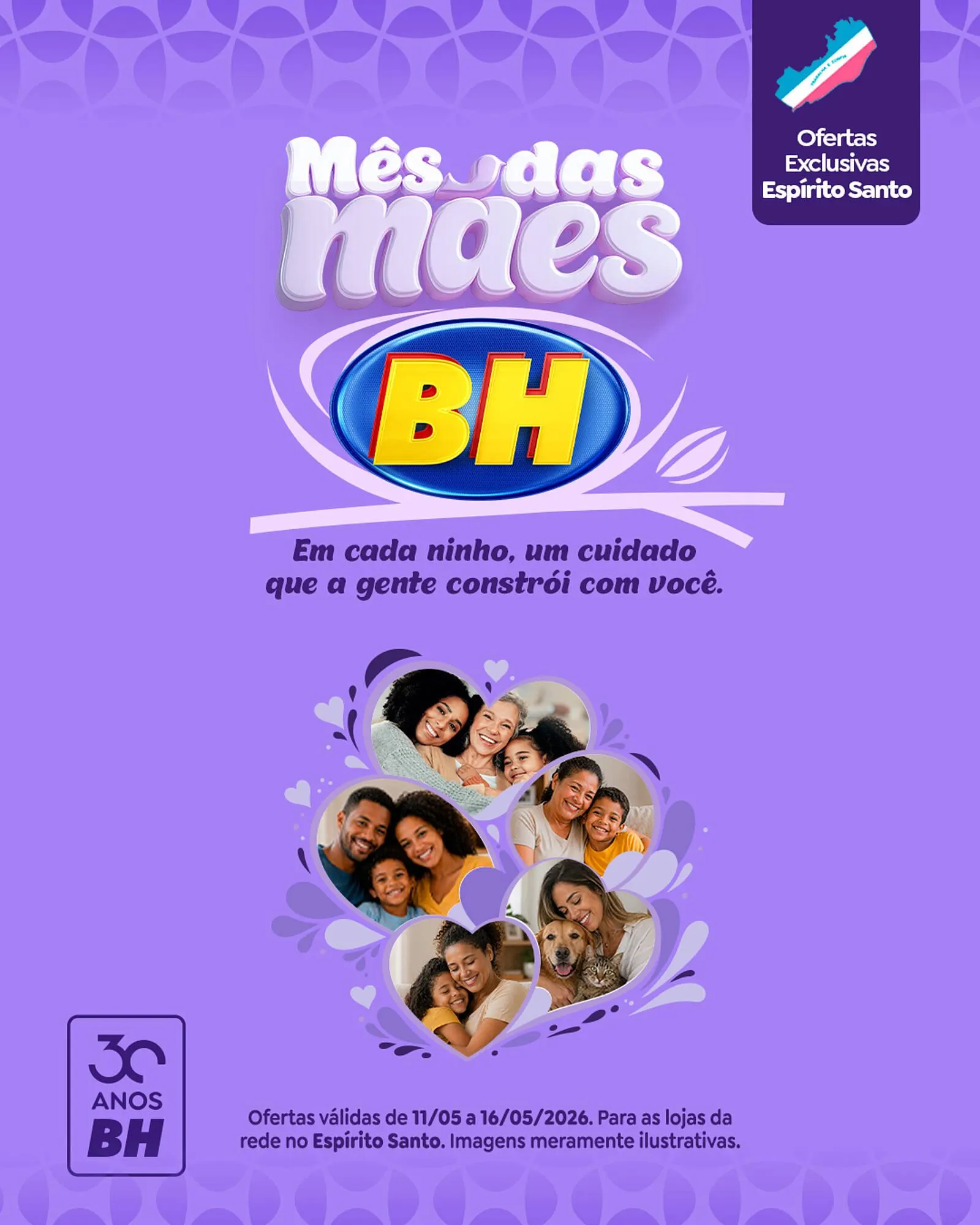 Encarte de Folheto Supermercados BH 11 de maio até 16 de maio 2026 - Pagina 1