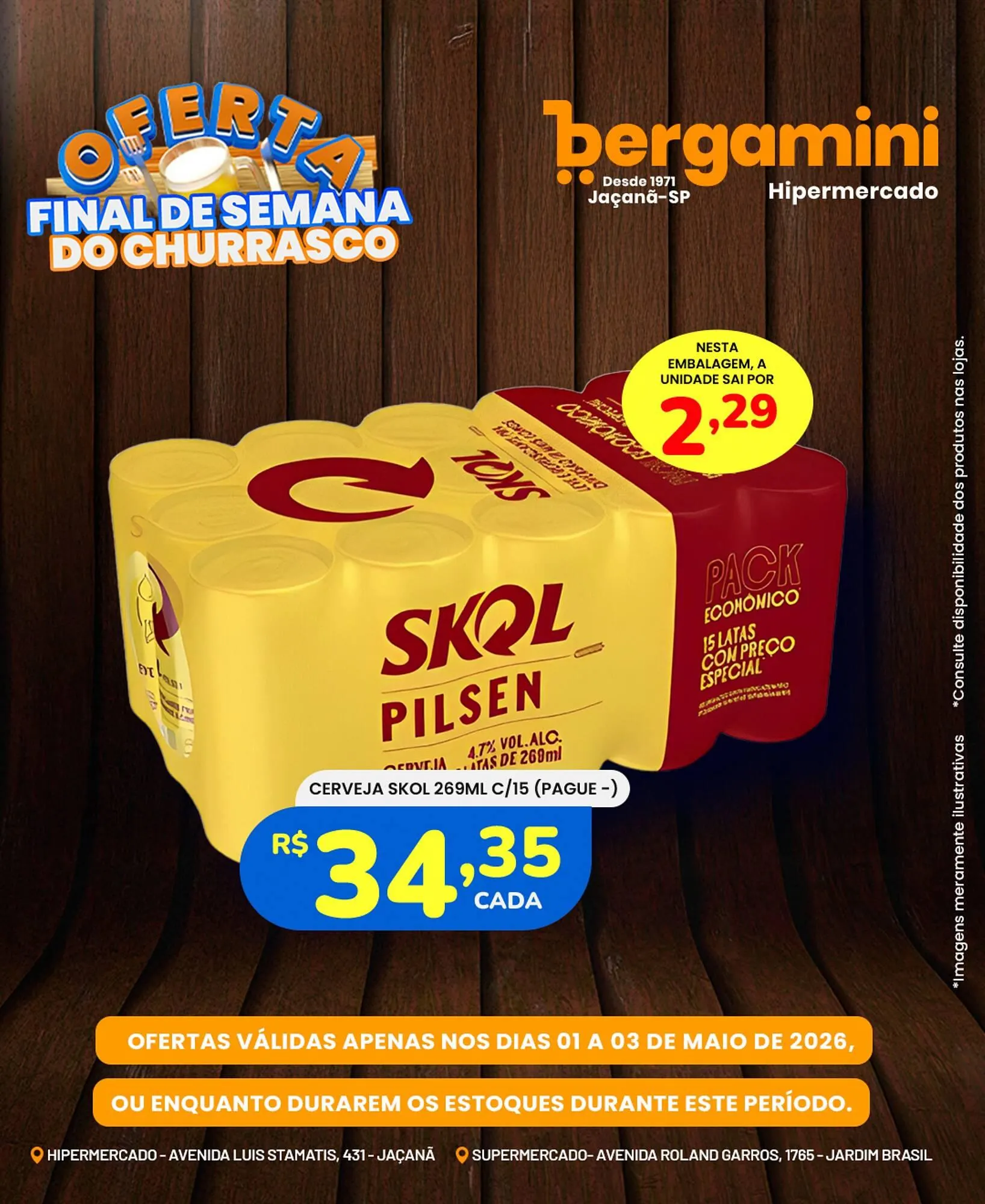 Encarte de Catálogo Supermercado Bergamini 1 de maio até 3 de maio 2026 - Pagina 7