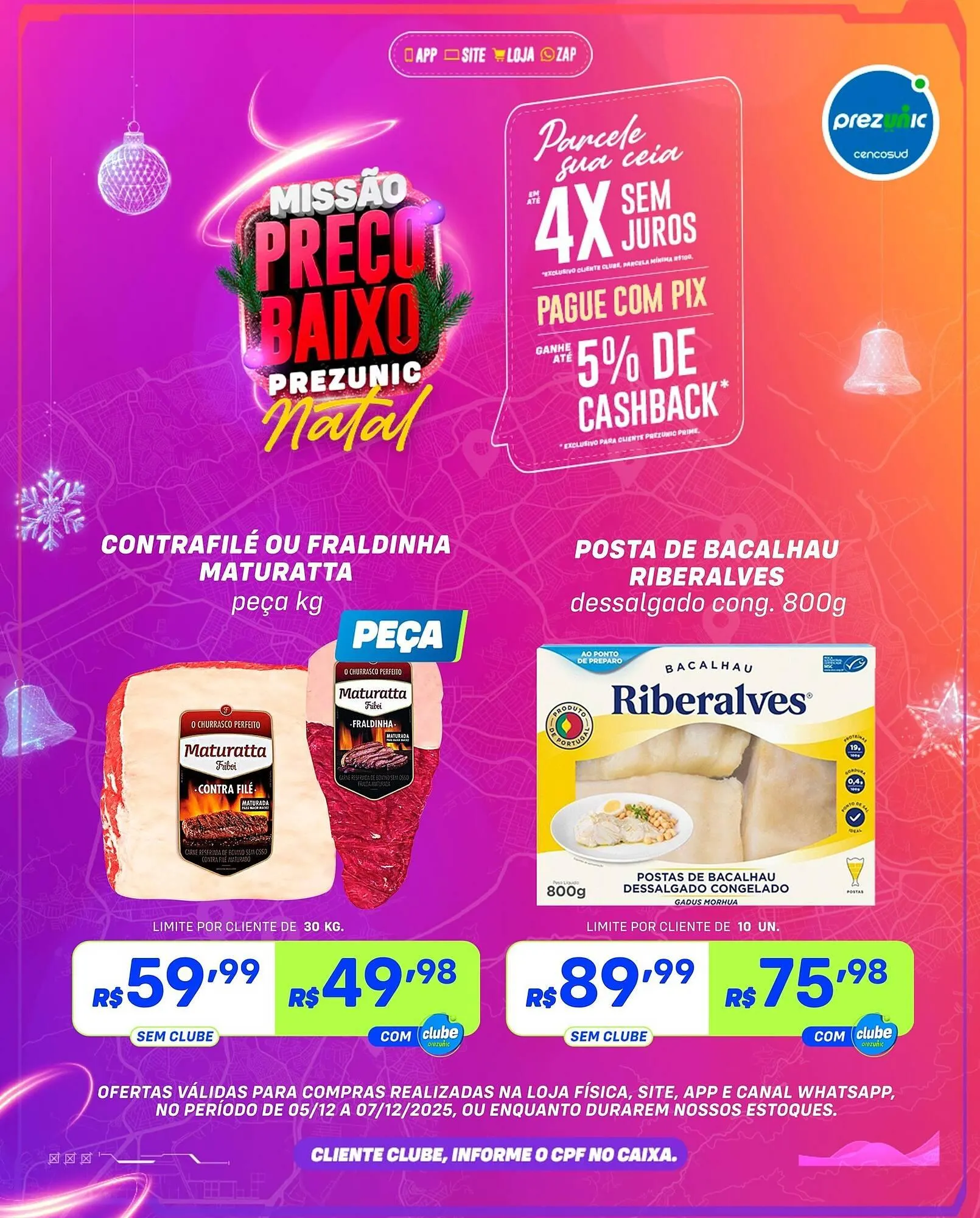 Encarte de Encarte Prezunic 5 de dezembro até 7 de dezembro 2025 - Pagina 2