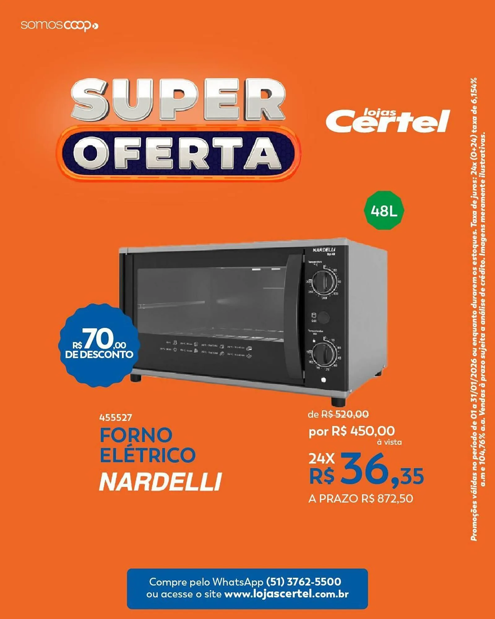 Encarte de Folheto Lojas Certel 9 de janeiro até 31 de janeiro 2026 - Pagina 3