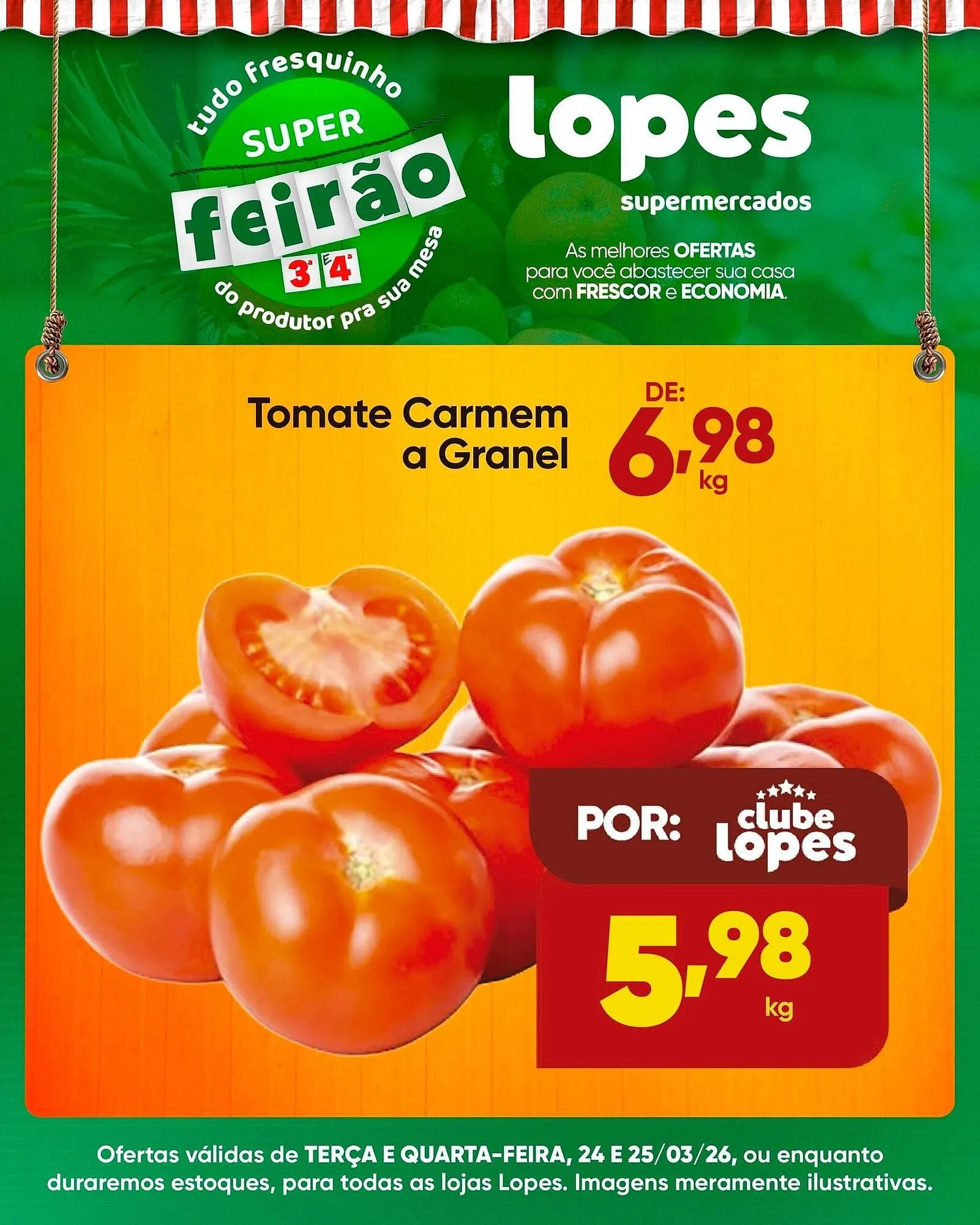 Encarte de Folheto Lopes Supermercados 24 de março até 25 de março 2026 - Pagina 3
