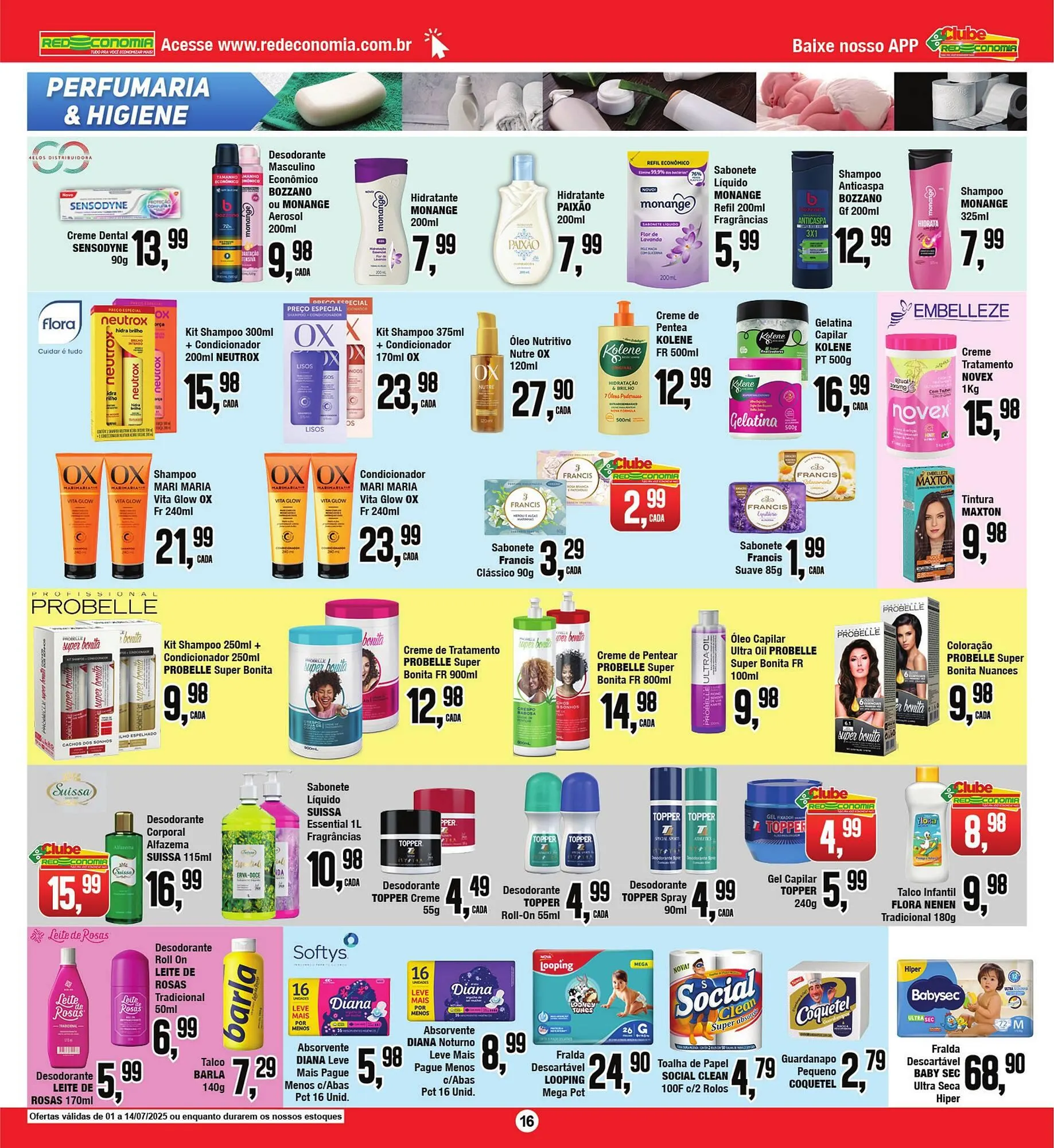 Encarte de Catálogo Redeconomia 30 de junho até 1 de julho 2025 - Pagina 16