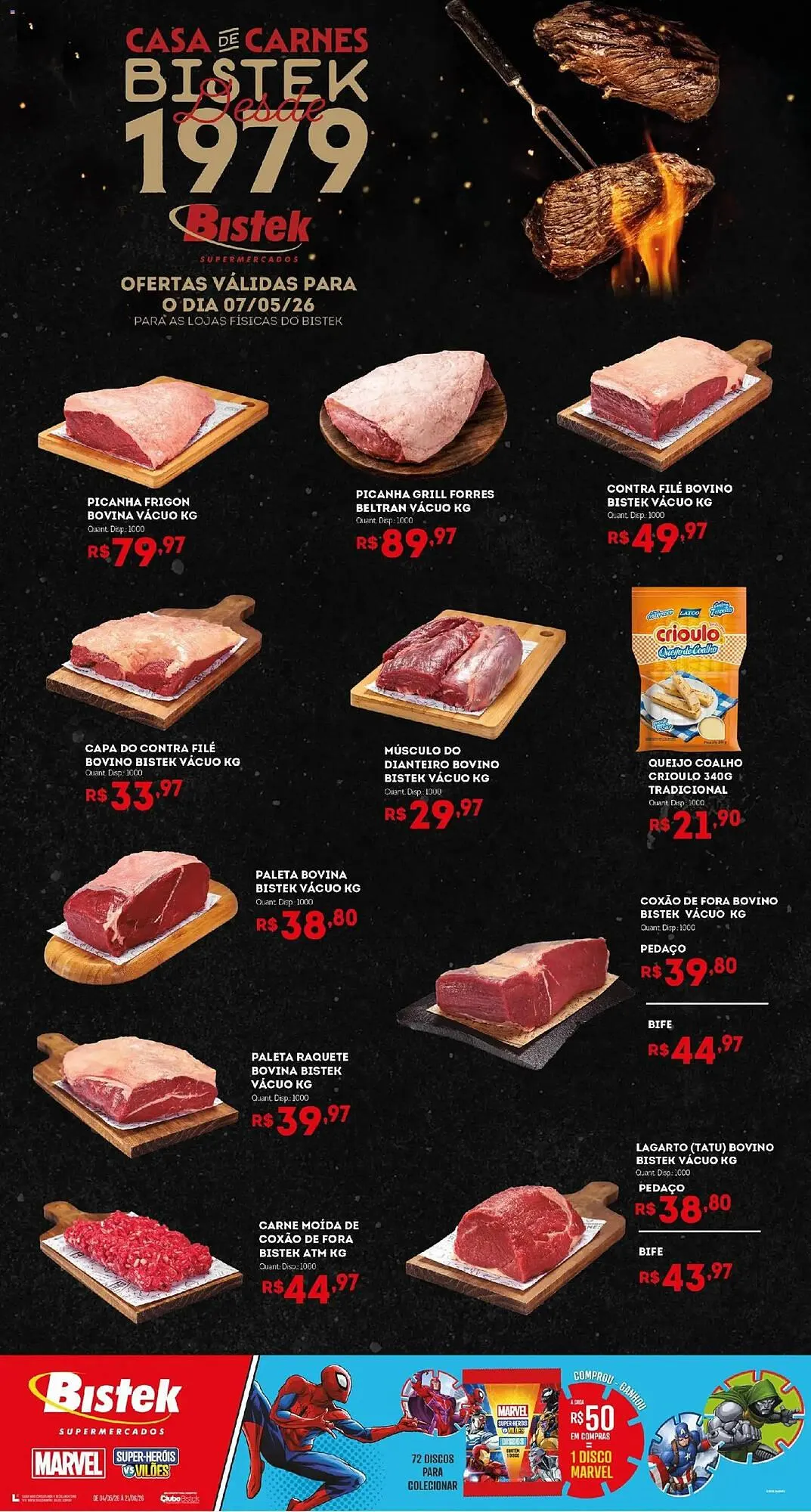 Encarte de Encarte Bistek Supermercados 7 de maio até 7 de maio 2026 - Pagina 1