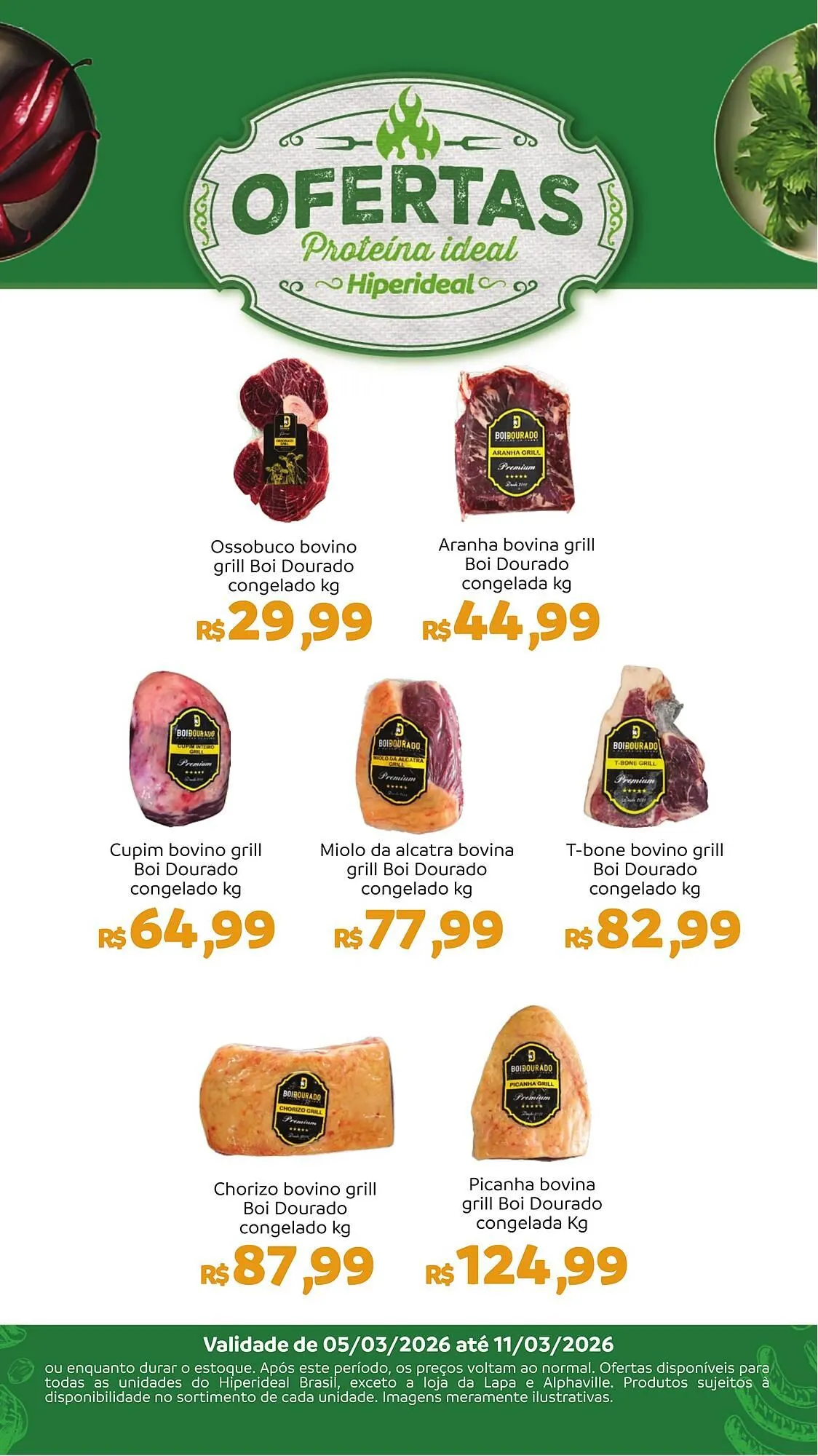 Encarte de Catálogo Hiperideal Supermercados 5 de março até 11 de março 2026 - Pagina 1