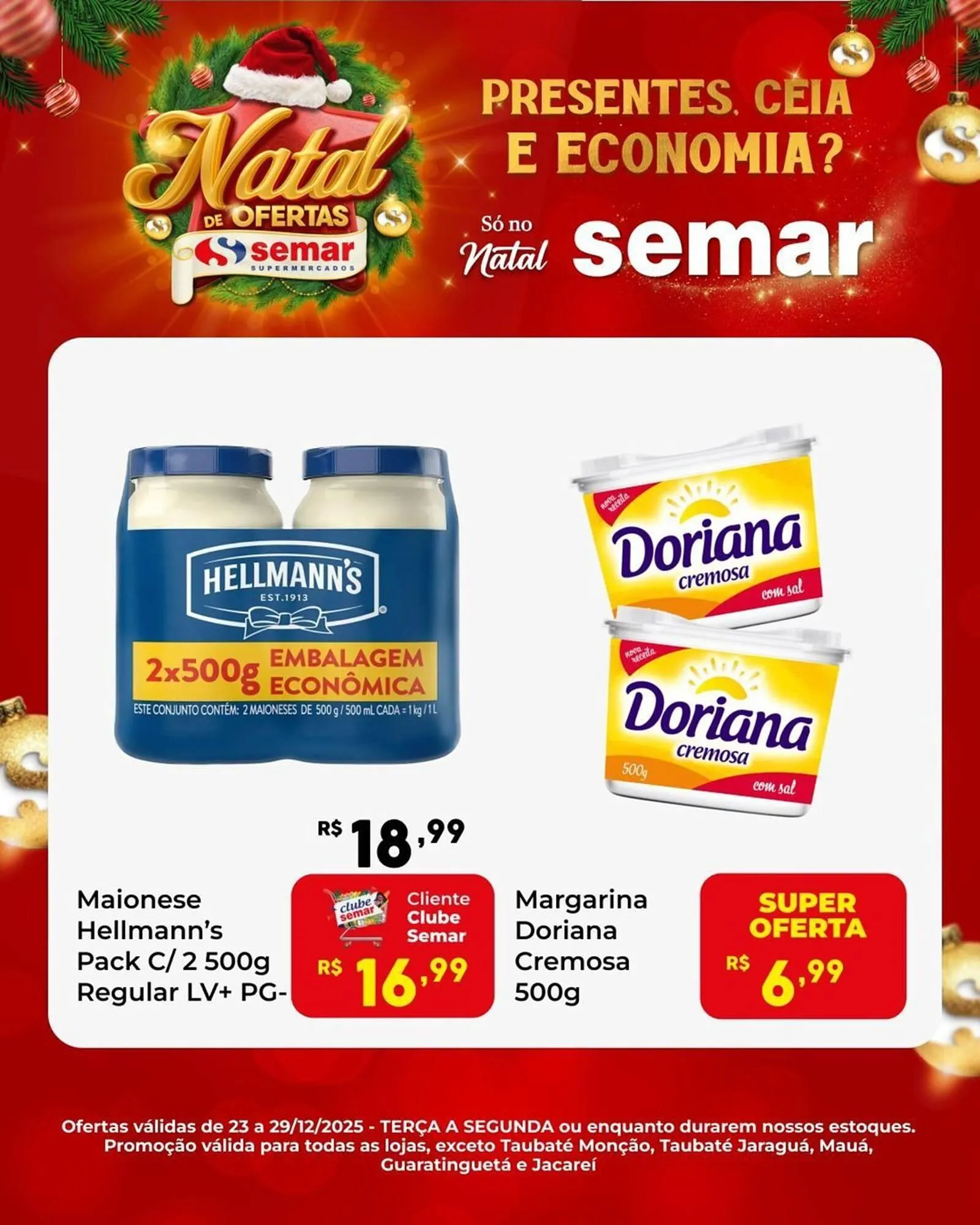Encarte de Folheto Semar Supermercado 23 de dezembro até 29 de dezembro 2025 - Pagina 6