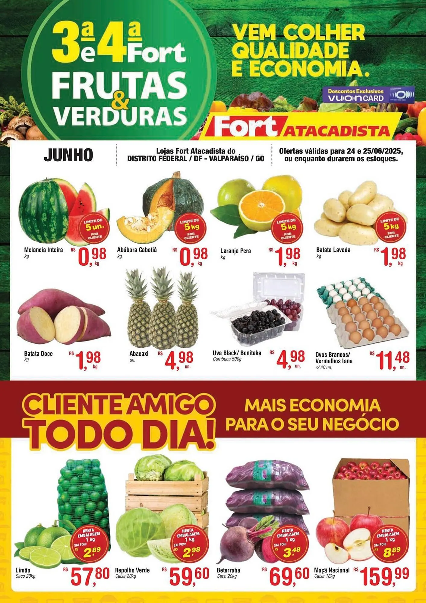 Encarte de Catálogo Fort Atacadista 24 de junho até 25 de junho 2025 - Pagina 1