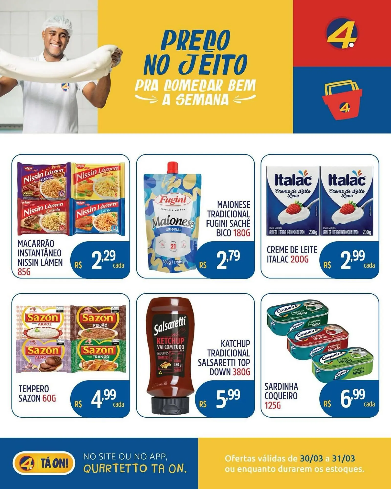 Encarte de Catálogo Quartetto Supermercados 30 de março até 31 de março 2026 - Pagina 3