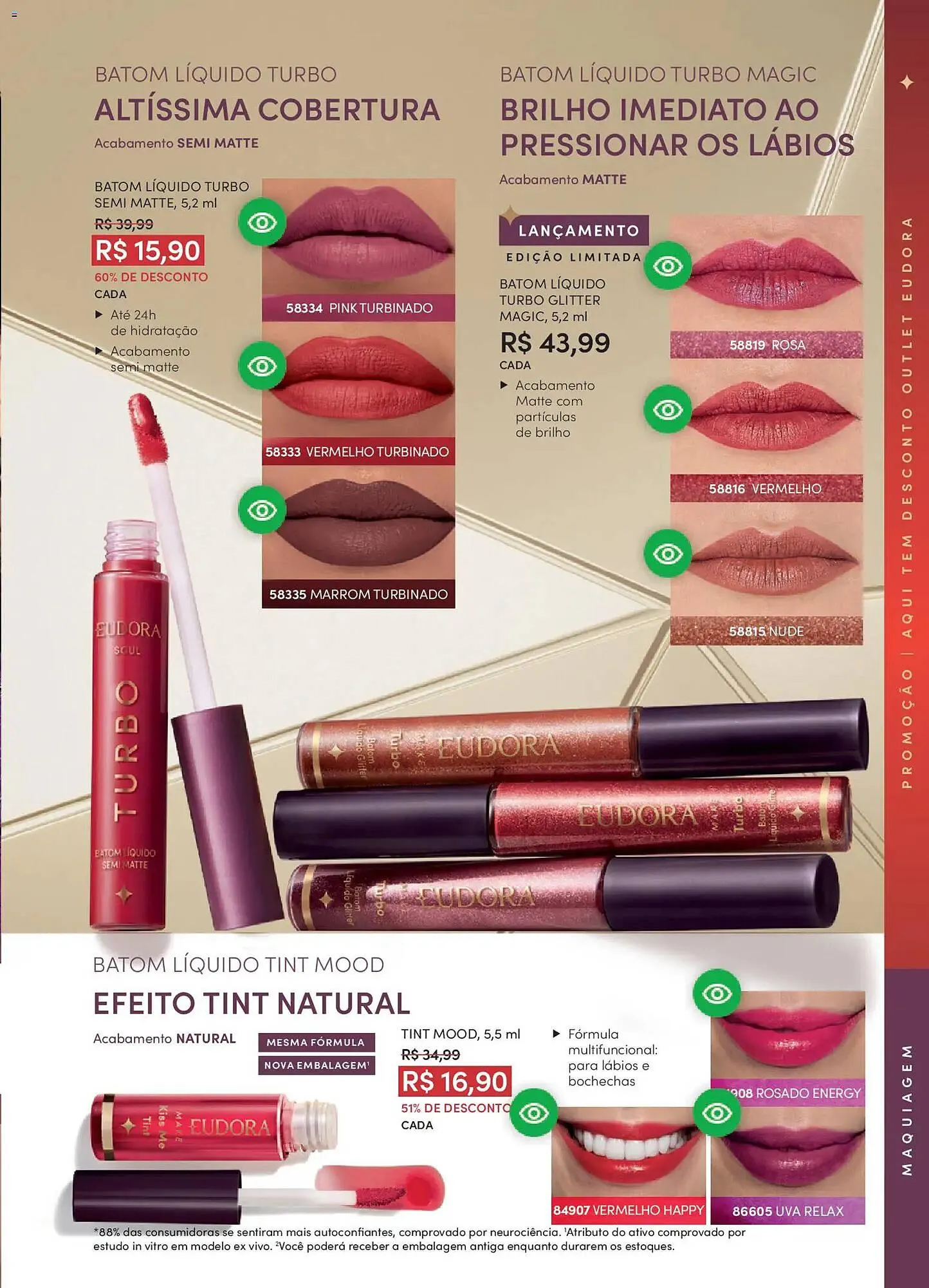 Encarte de Catálogo Eudora 17 de dezembro até 9 de janeiro 2026 - Pagina 88