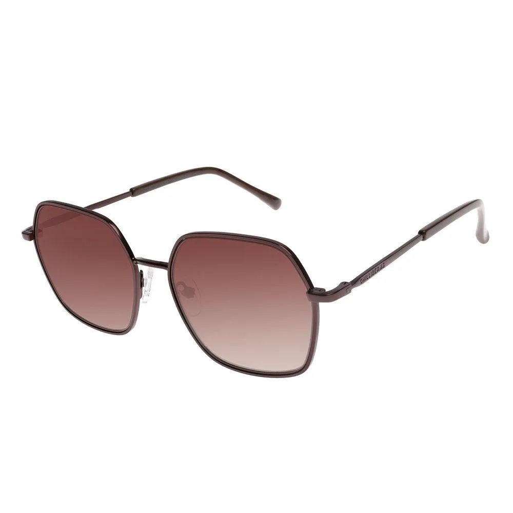 Óculos de Sol Feminino Chilli Beans Quadrado Degradê Marrom - OC.MT.3822.5702 M