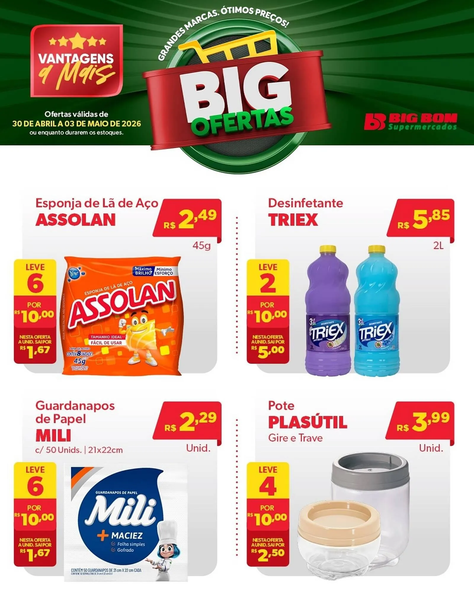 Encarte de Catálogo Big Bom Supermercados 30 de abril até 3 de maio 2026 - Pagina 3