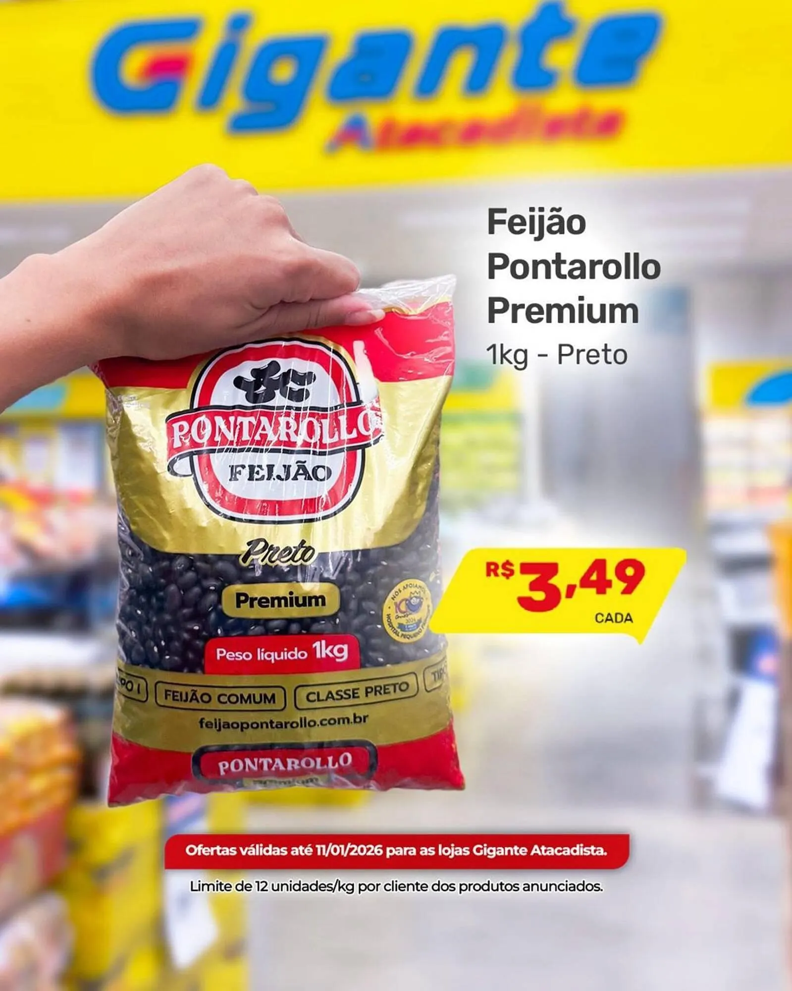 Encarte de Encarte Gigante Atacadista 8 de janeiro até 11 de janeiro 2026 - Pagina 1