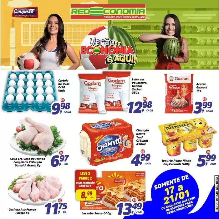 Encarte de Ofertas Supermercados Campeão 17 de janeiro até 21 de janeiro 2025 - Pagina 2