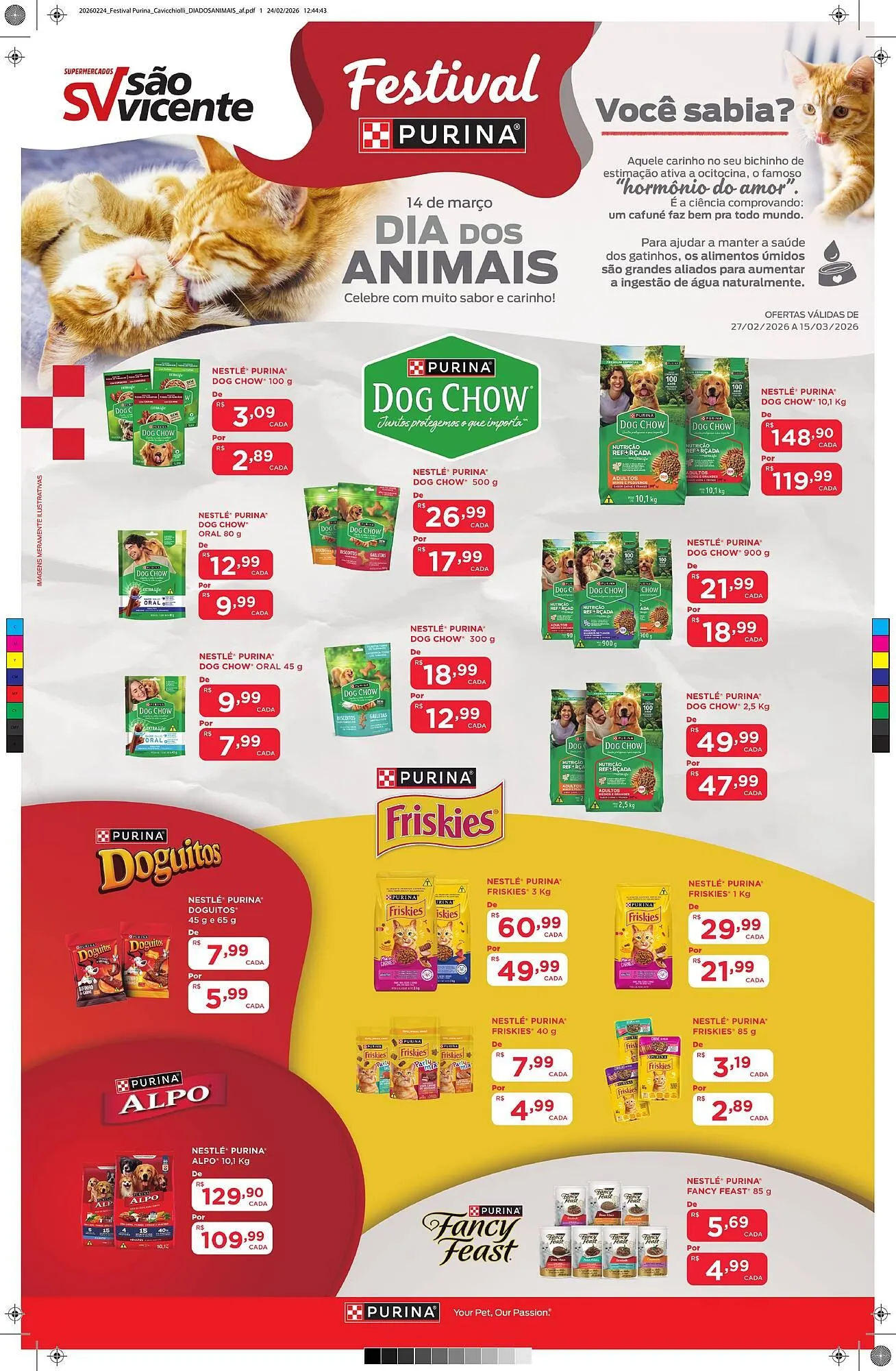 Encarte de Catálogo Supermercados São Vicente 5 de março até 15 de março 2026 - Pagina 1