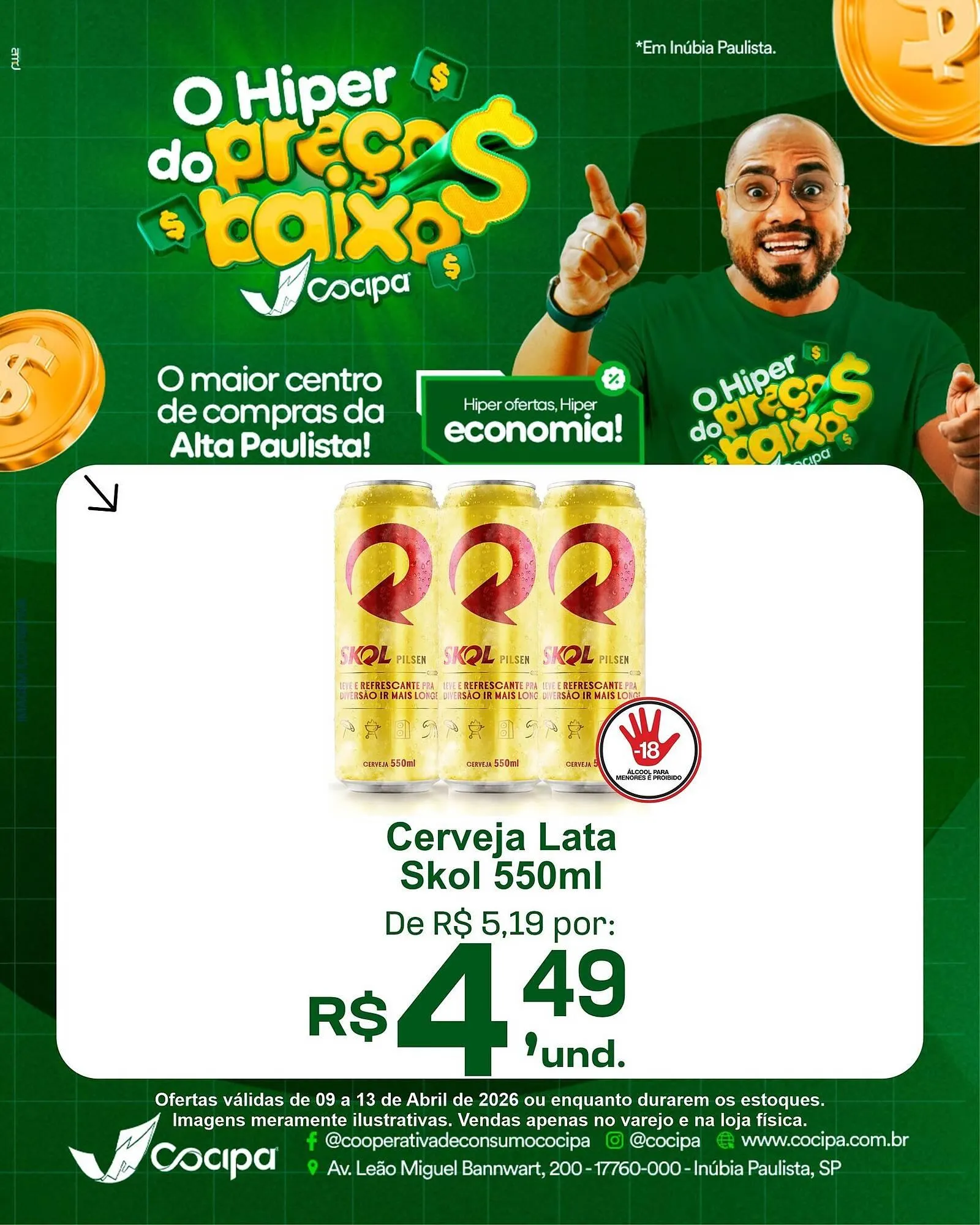 Encarte de Catálogo Cocipa 9 de abril até 13 de abril 2026 - Pagina 1