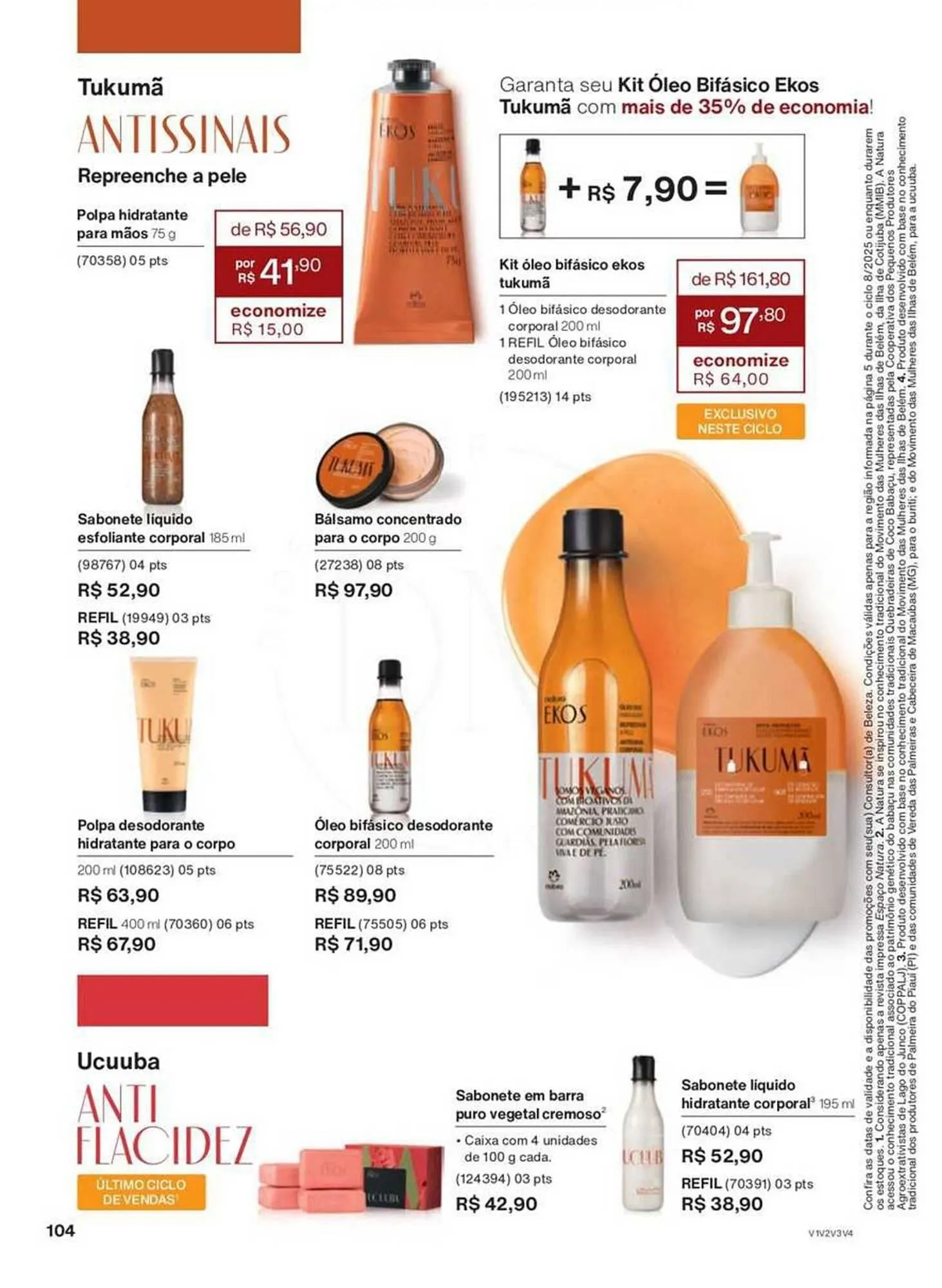 Encarte de Catálogo Natura 24 de abril até 30 de maio 2025 - Pagina 104