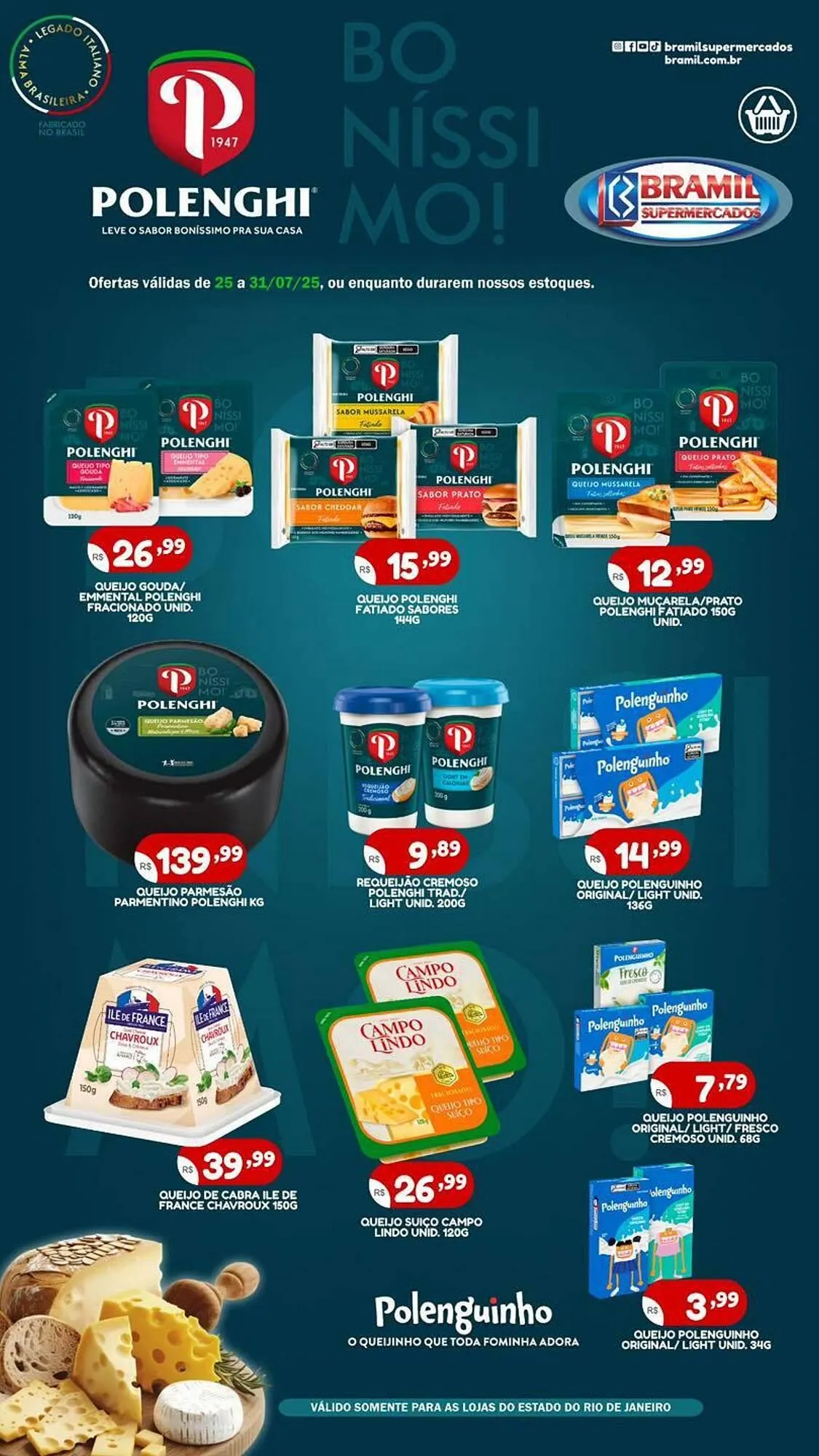 Encarte de Catálogo Bramil Supermercados 26 de julho até 31 de julho 2025 - Pagina 1