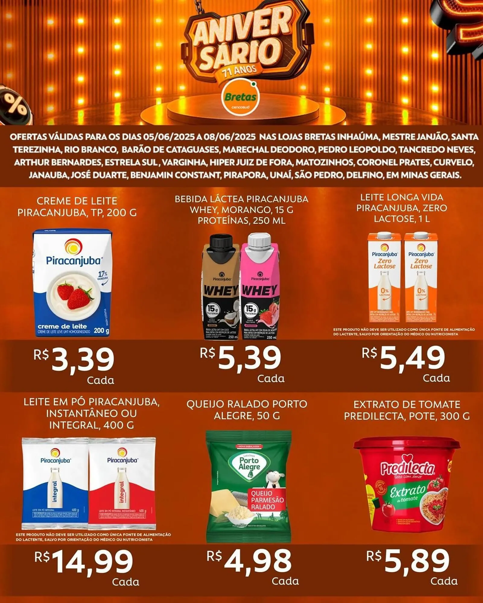 Encarte de Catálogo Supermercados Bretas 5 de junho até 8 de junho 2025 - Pagina 3