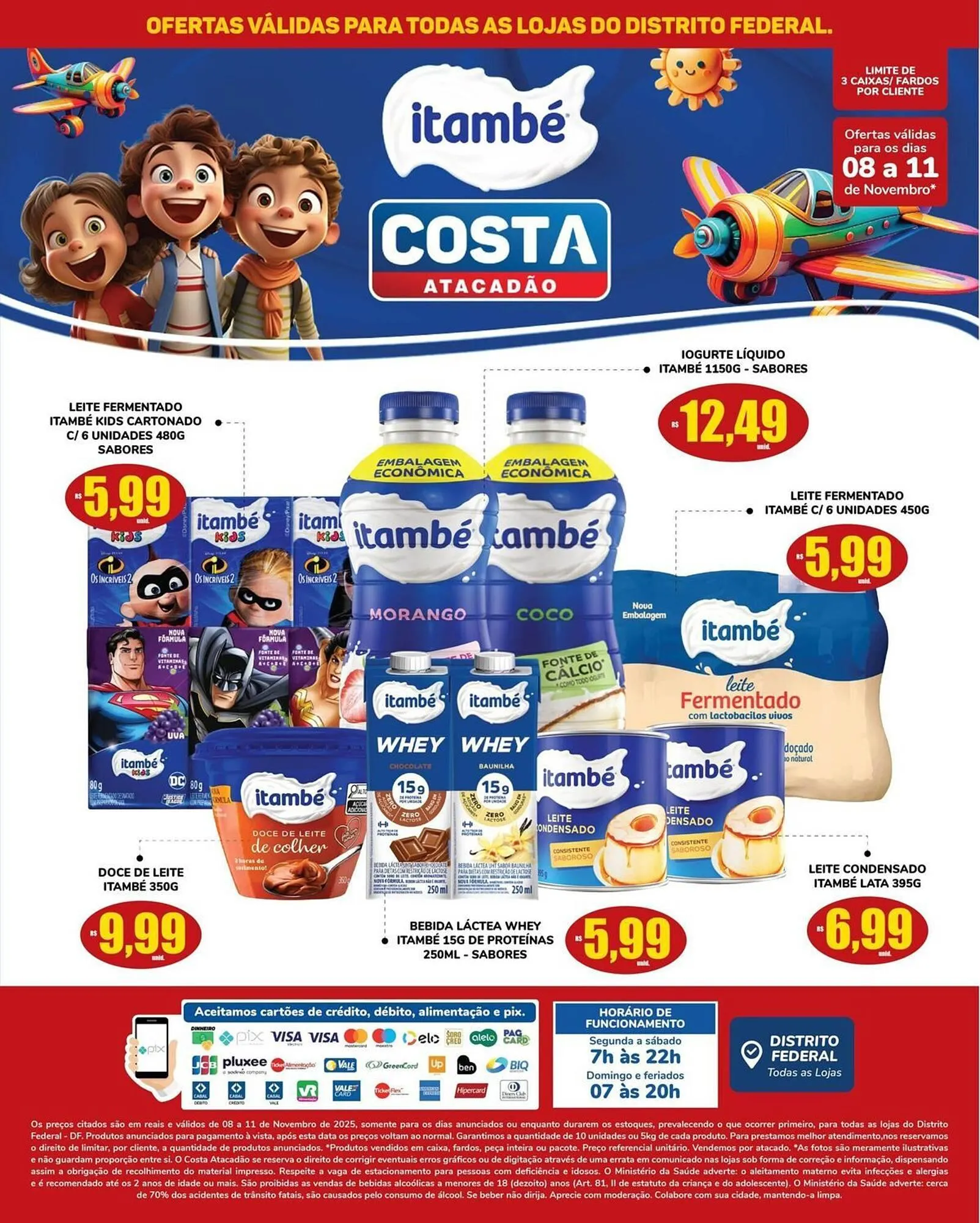 Encarte de Tabloide Costa Atacadão 8 de novembro até 11 de novembro 2025 - Pagina 1