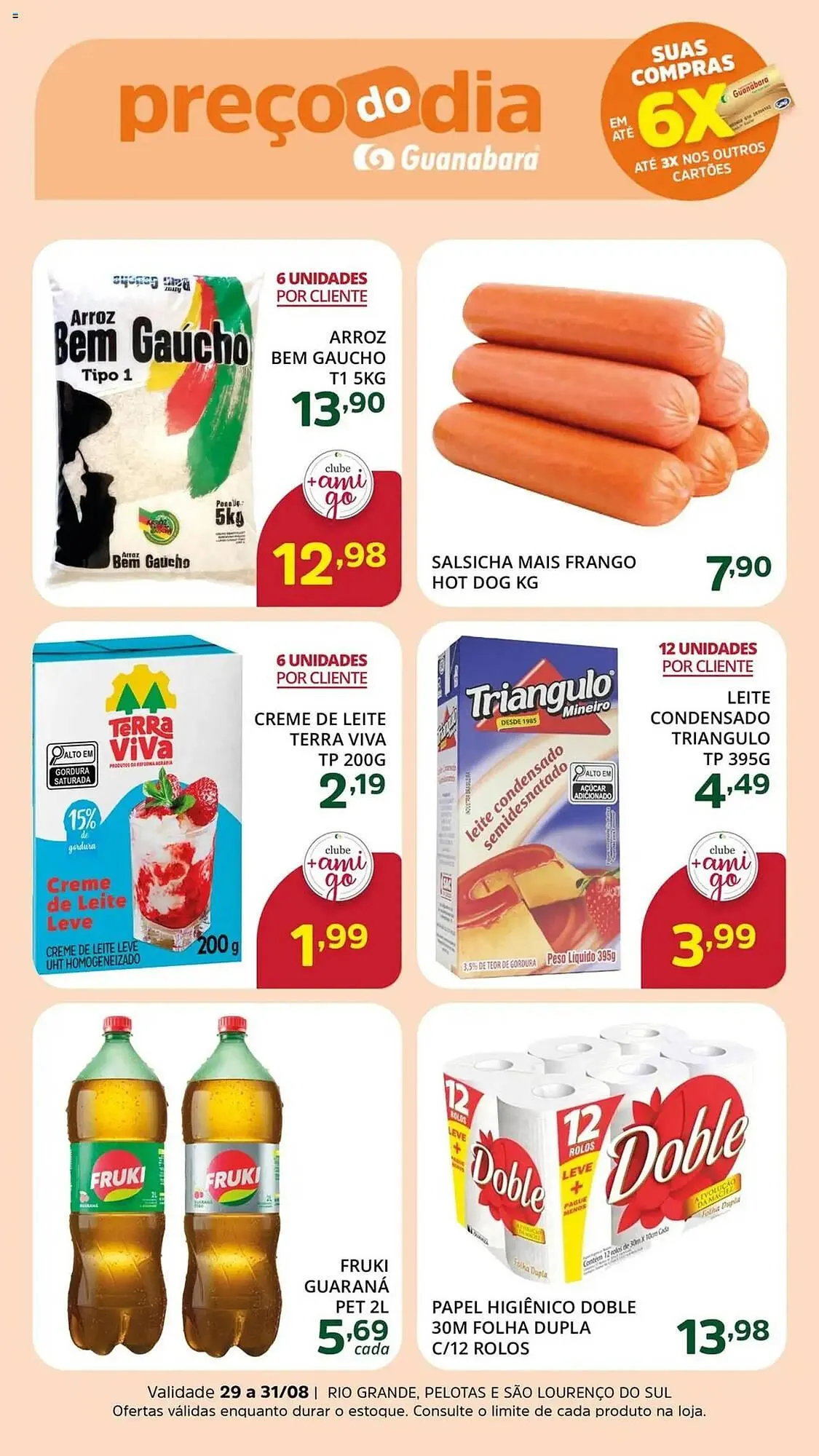 Encarte de Catálogo Supermercados Guanabara 29 de agosto até 31 de agosto 2025 - Pagina 2