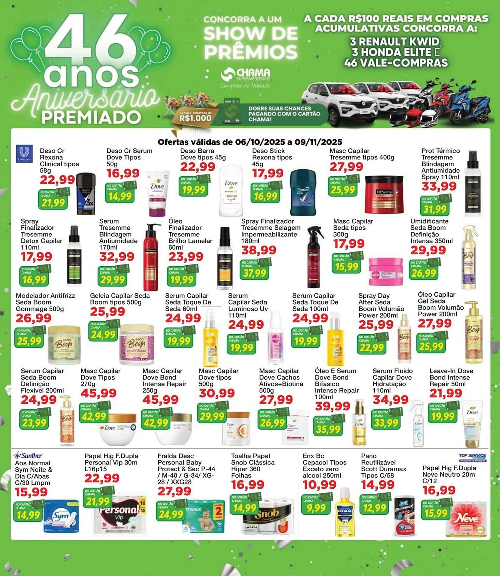Encarte de Catálogo Chama Supermercados 6 de outubro até 9 de novembro 2025 - Pagina 31