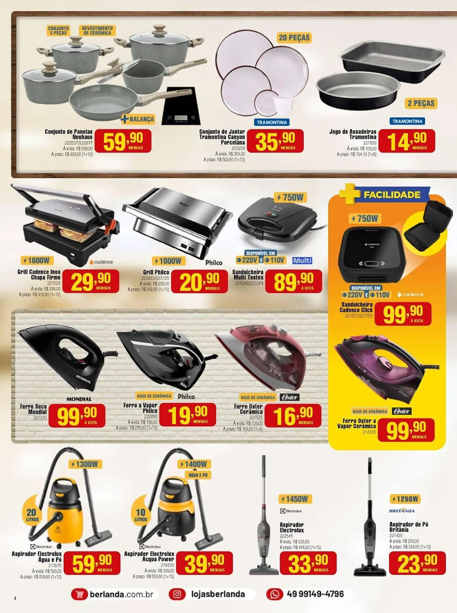 Encarte de Catálogo Berlanda 1 de março até 31 de março 2026 - Pagina 4